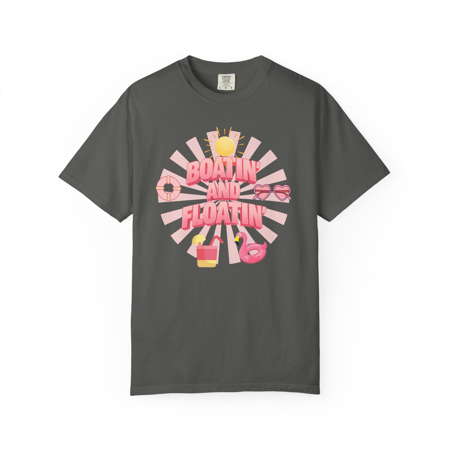 Boating and Floating Comfort Colors Shirt, Lake Vibes Shirt, Boating Shirt, Family Cruise Shirts, Summer Vacation Shirt