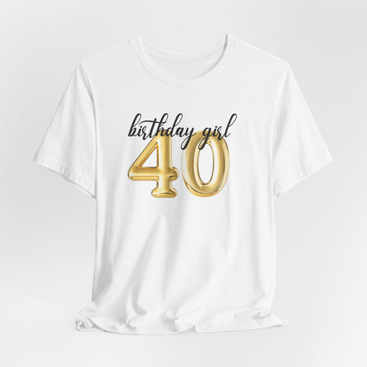 40th Birthday Girl Shirt, 1985 Birthday Tee, 40th Birthday Party Shirt, Gift for Her,