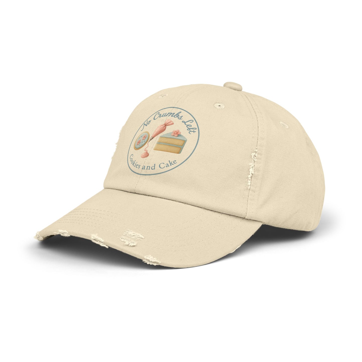 No Crumbs Left Distressed Hat