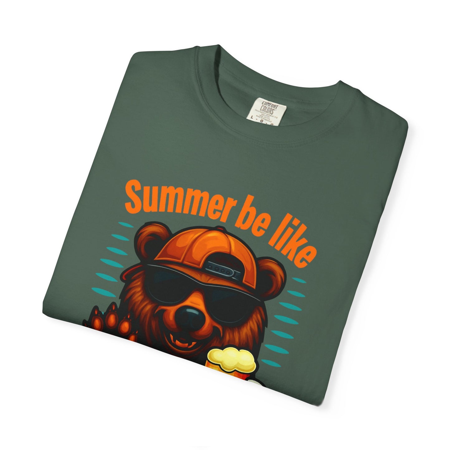 Summer Be Like Bear Shirt, Funny Dad Shirt, Summer Shirt, Mens Boating Shirt, Mens Pool Party Shirt, Camping Shirt, Gift for Him
