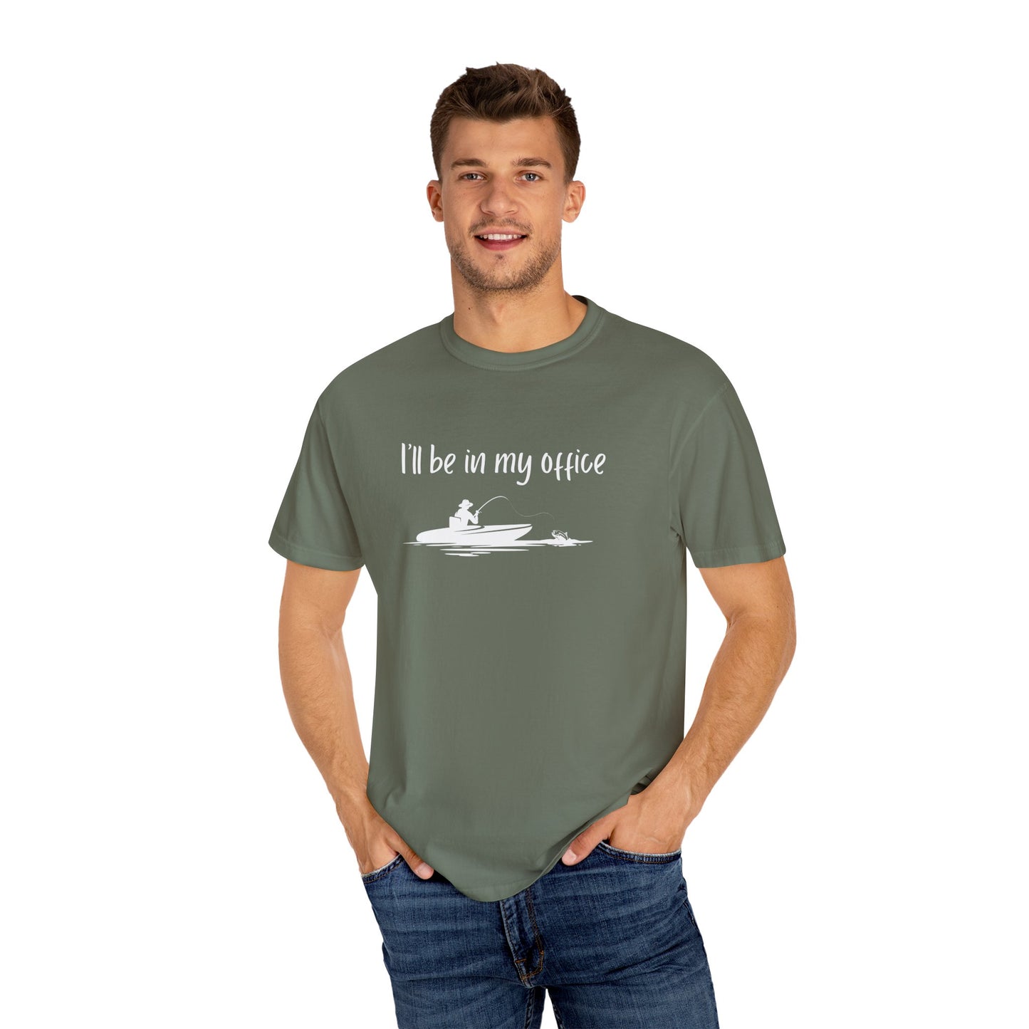 I'll Be In My Office Fishing Shirt, Gift for Him, Dad Birthday Gift, Fishing Retirement Shirt, Funny Retirement Gift for Co-Worker Father's Day Gift