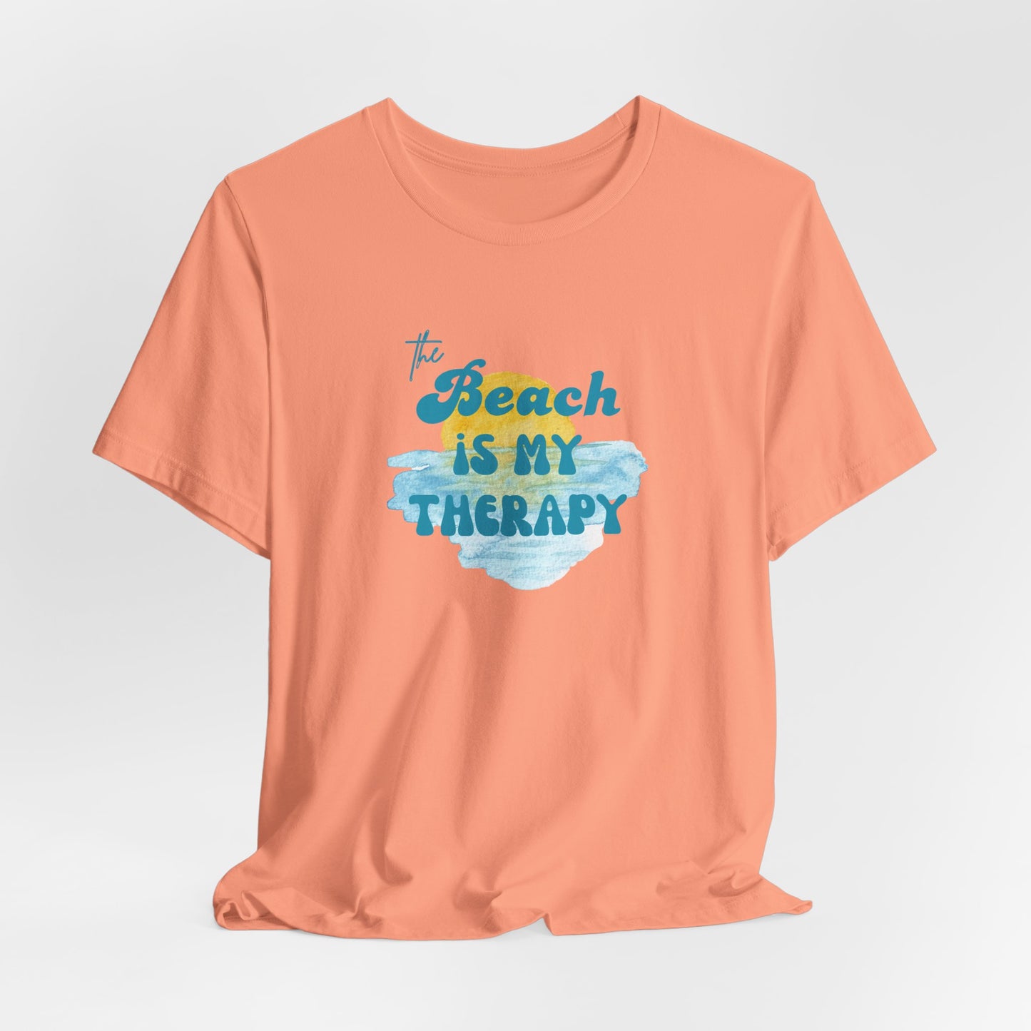 The Beach is My Therapy Shirt Summer Tee Beach Vacation Shirt Beach Vibes Shirt Hello Summer Weekend Vibes Shirt