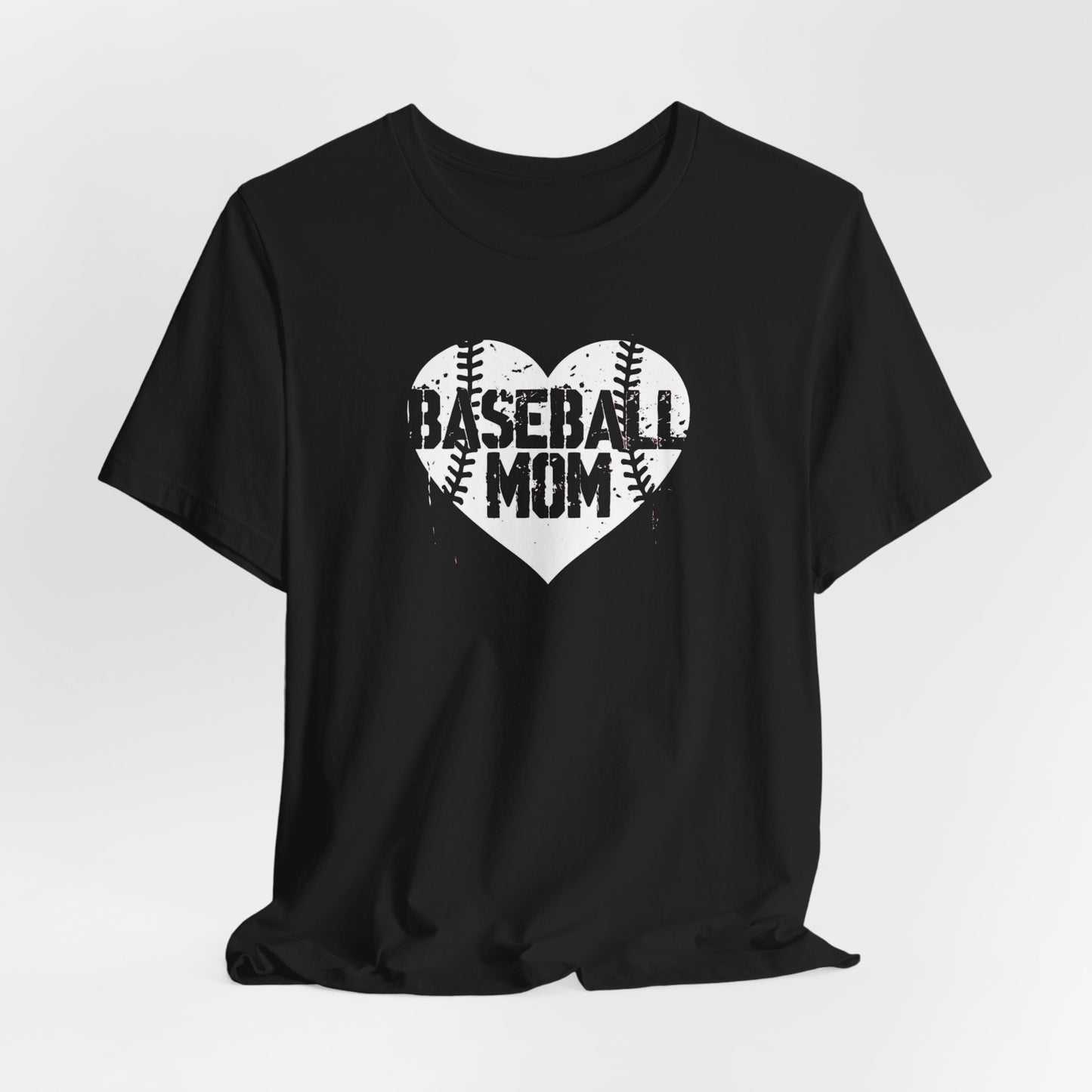 Baseball Mom Shirt, Game Day Shirt, Heart Baseball Shirt, Mother's Day Gift for Mom, Sports Mom Baseball Season Tee