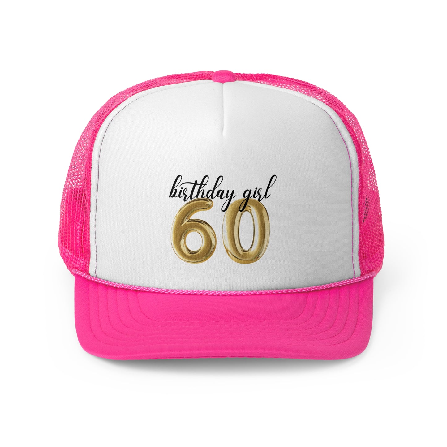 Jodi personalized birthday 60 trucker hat