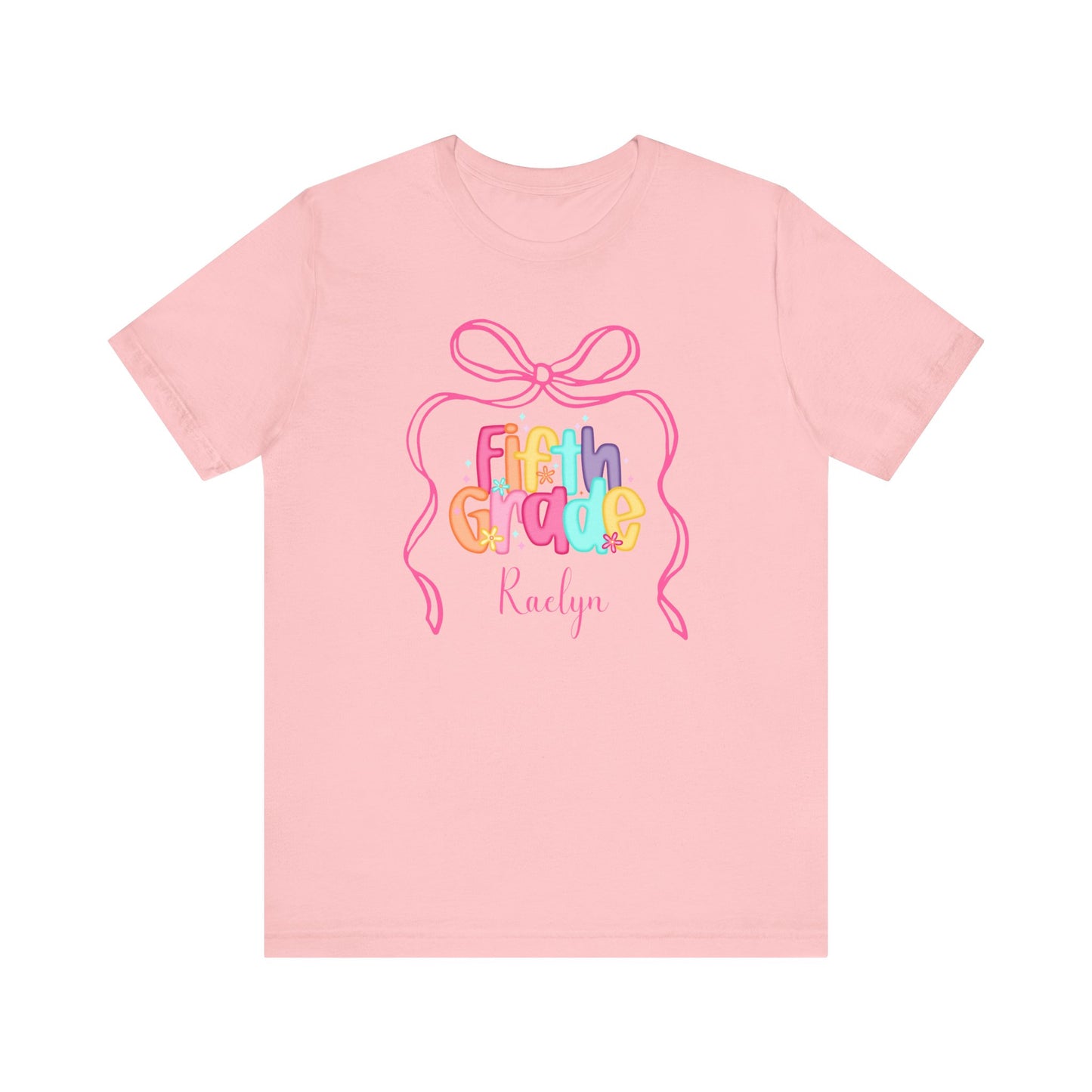 Adult Personalized Fifth Grade Shirt