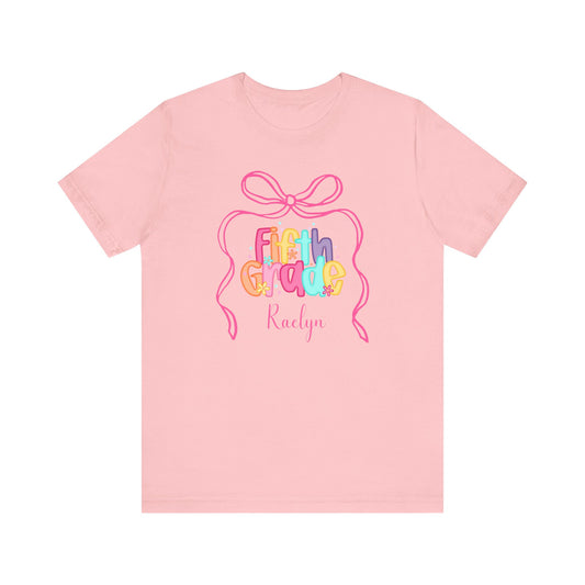 Adult Personalized Fifth Grade Shirt