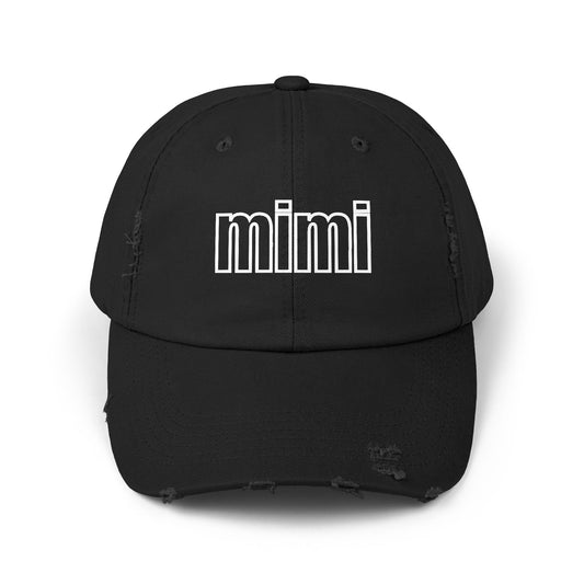 Custom Mimi Hat, Mimi Distressed Hat, Gift for Mimi, Mother's Day Gift, Lake Hat, Gigi Hat, Nana Hat