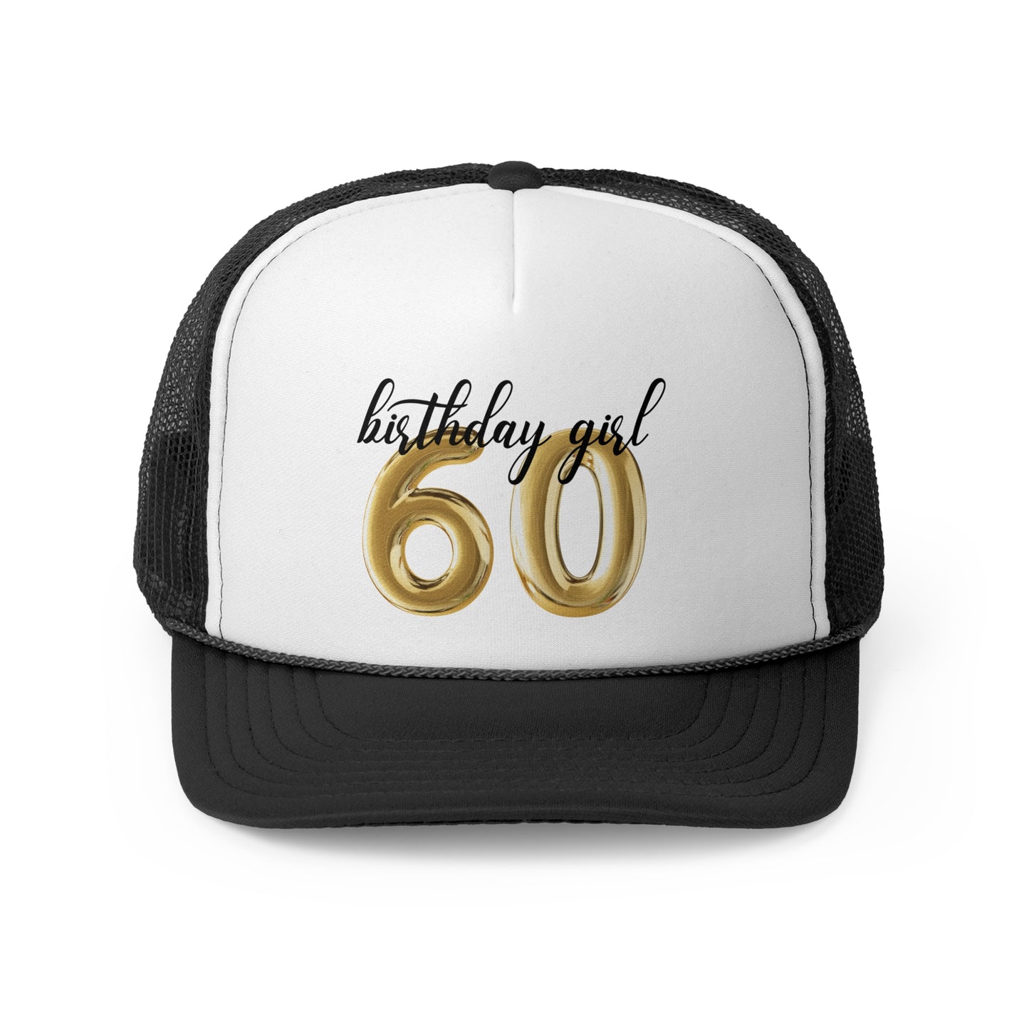 60th Birthday Girl Trucker Hat, 60th Birthday Crew Trucker Hats, Vintage 1965 Birthday Girls Trip Group Trucker Hats