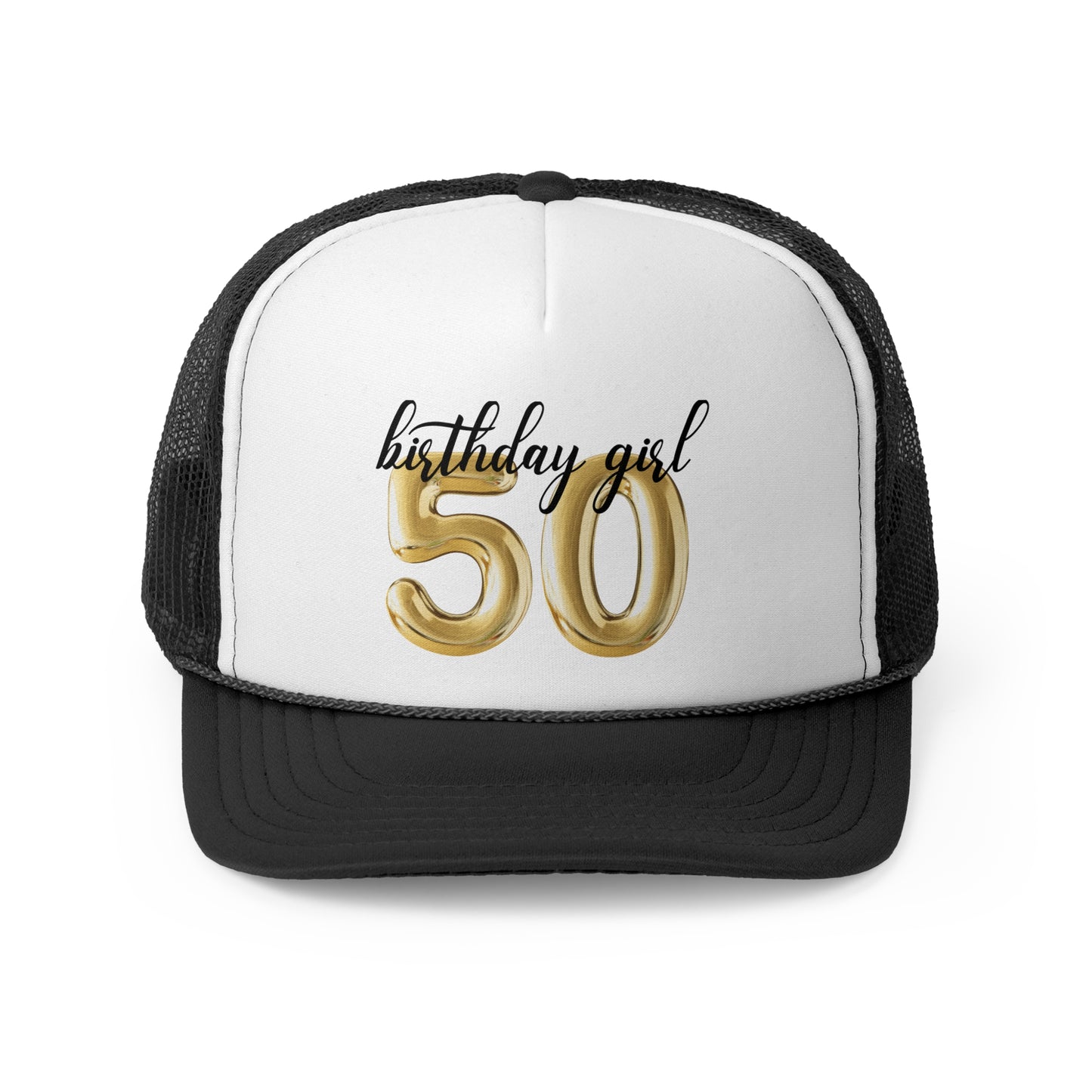 50th Birthday Girl Trucker Hat, 50th Birthday Crew Trucker Hats, Vintage 1975 Birthday Girls Trip Group Trucker Hats