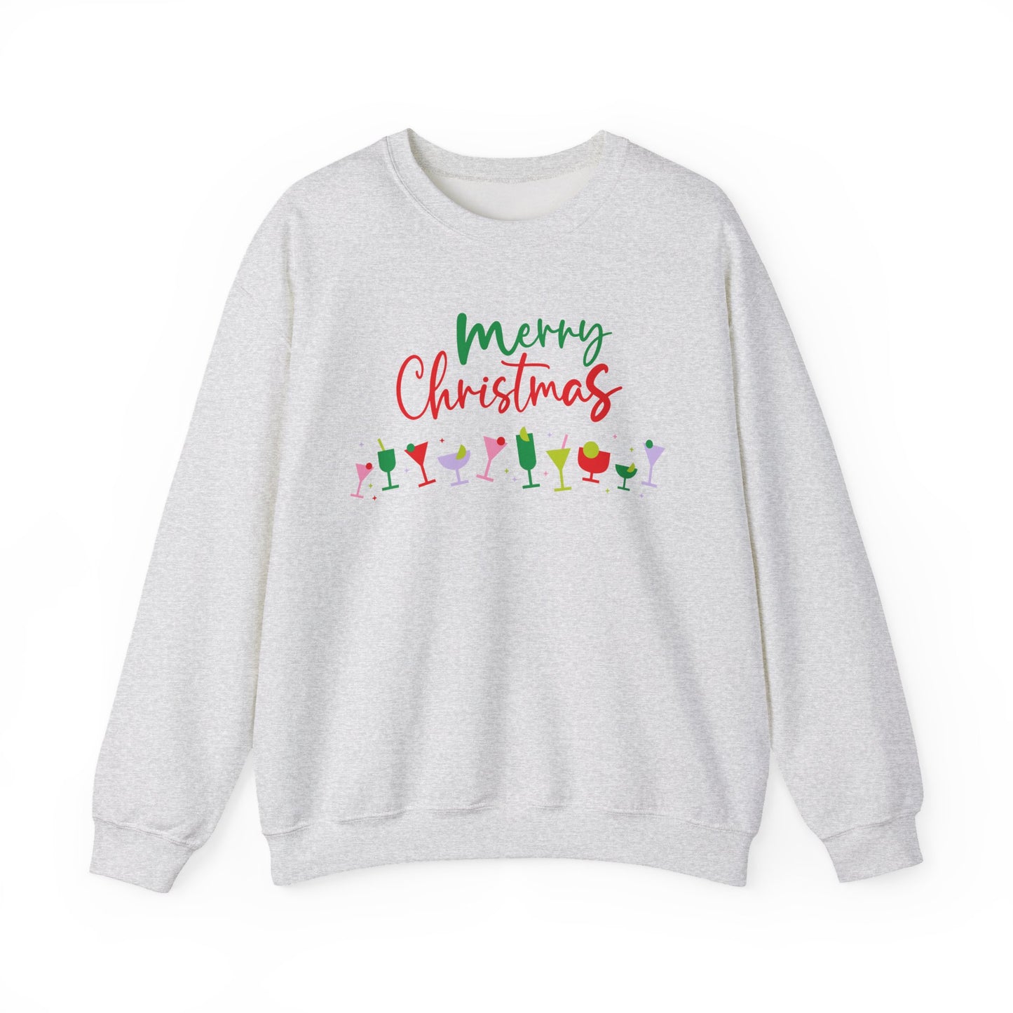 Christmas Cocktails Sweatshirt, Holiday Drink Sweatshirt, Christmas Party Shirt, Family Gathering Holiday Festive Hoodie