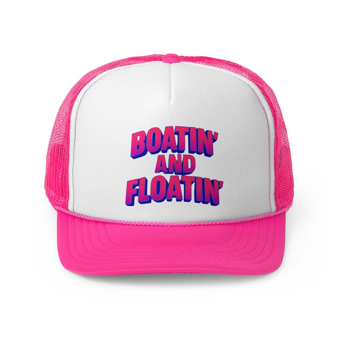 Boating and Floating Trucker Hat, Lake Day Trucker Hat, Summer Vacation Hat, Lake Life, Camping Life, Boat Lover Gift for Her
