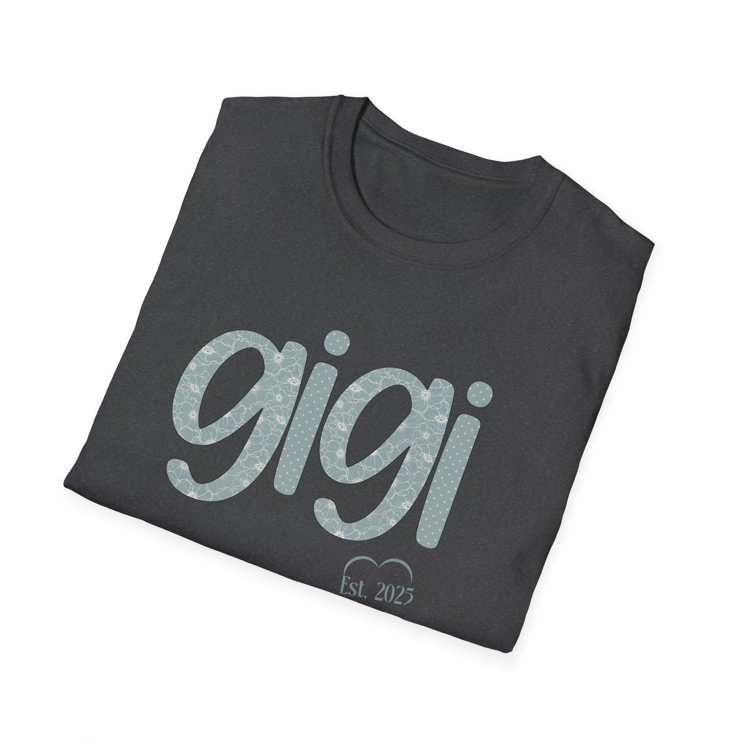 Custom Gigi Est Shirt, Gigi Floral Tee, Birthday Gift for Gigi,  Gift For Mom, Gender Reveal Shirt, Gift from Grandkids, New Gigi Gift