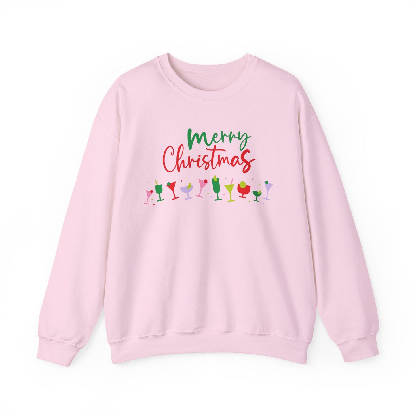 Christmas Cocktails Sweatshirt, Holiday Drink Sweatshirt, Christmas Party Shirt, Family Gathering Holiday Festive Hoodie