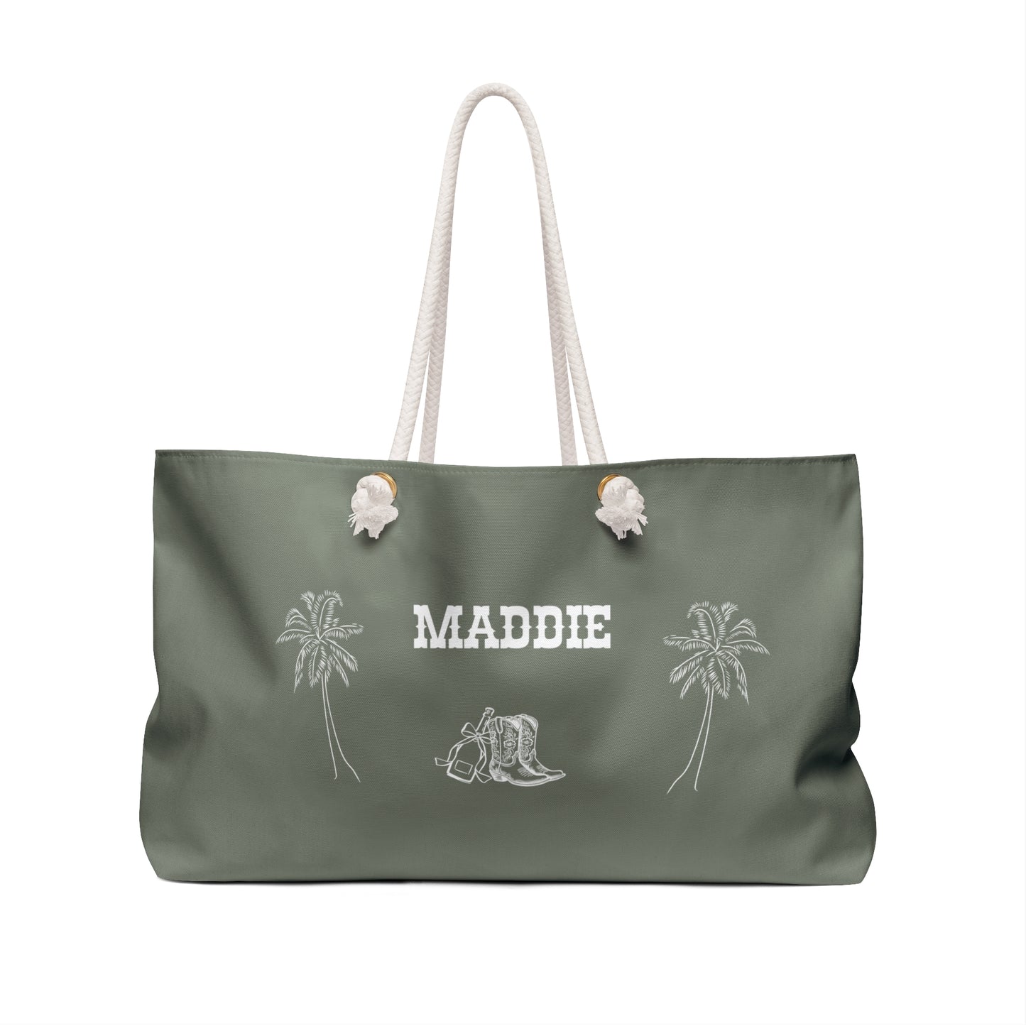 Moss Coastal Cowgirl Bachelorette Weekender Bag
