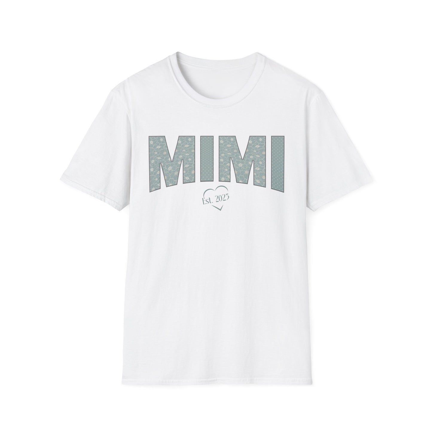 Custom Mimi Shirt, Custom Mimi Est Floral Tee, Birthday Gift for Mimi, Gift For Mom, Gifts for Women, Gift from Grandkids