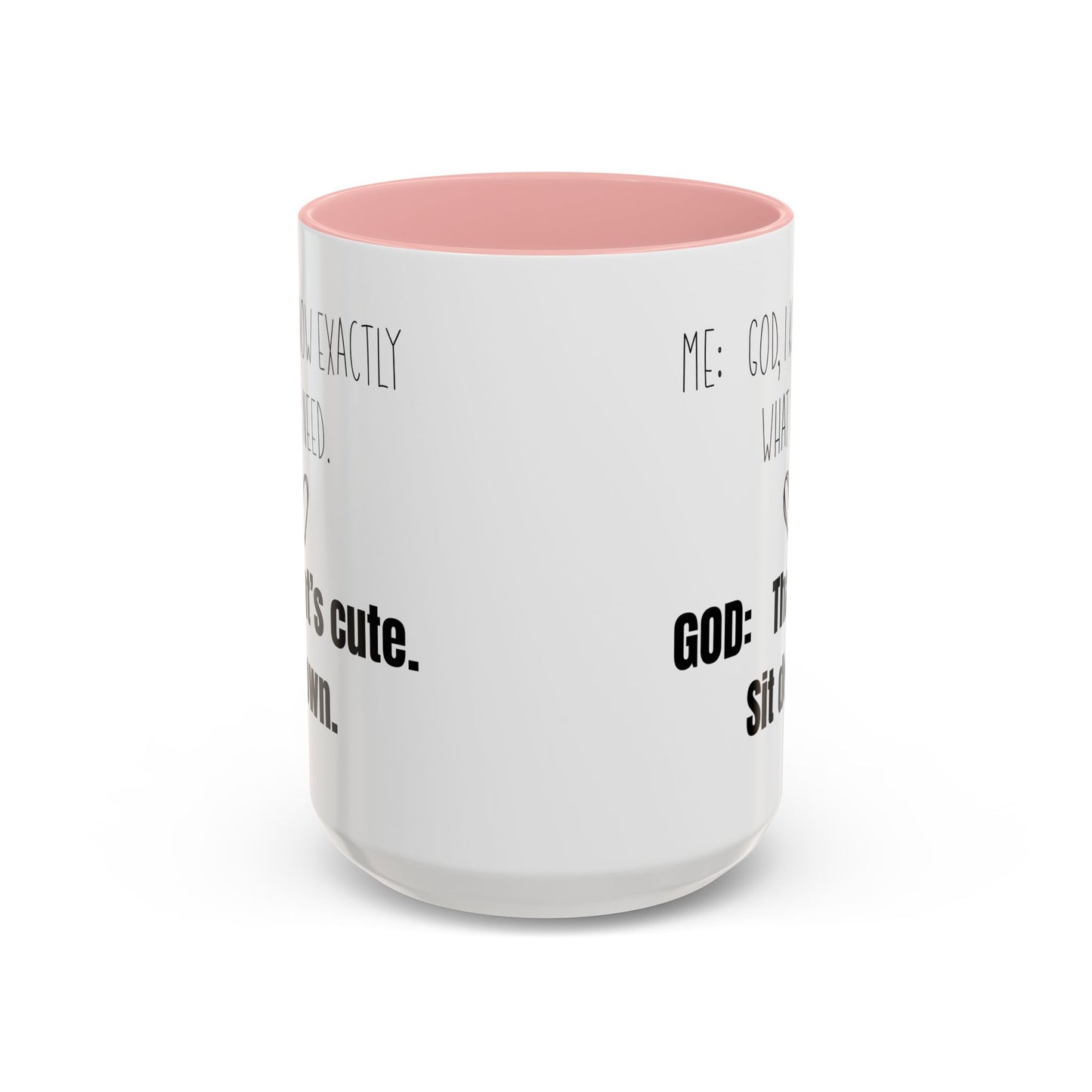 Me and God Mug, Funny Christian Mug, Gift for Christian Woman, Bible Study Mug, Christian Gift for Friend, Girlfriend Gift