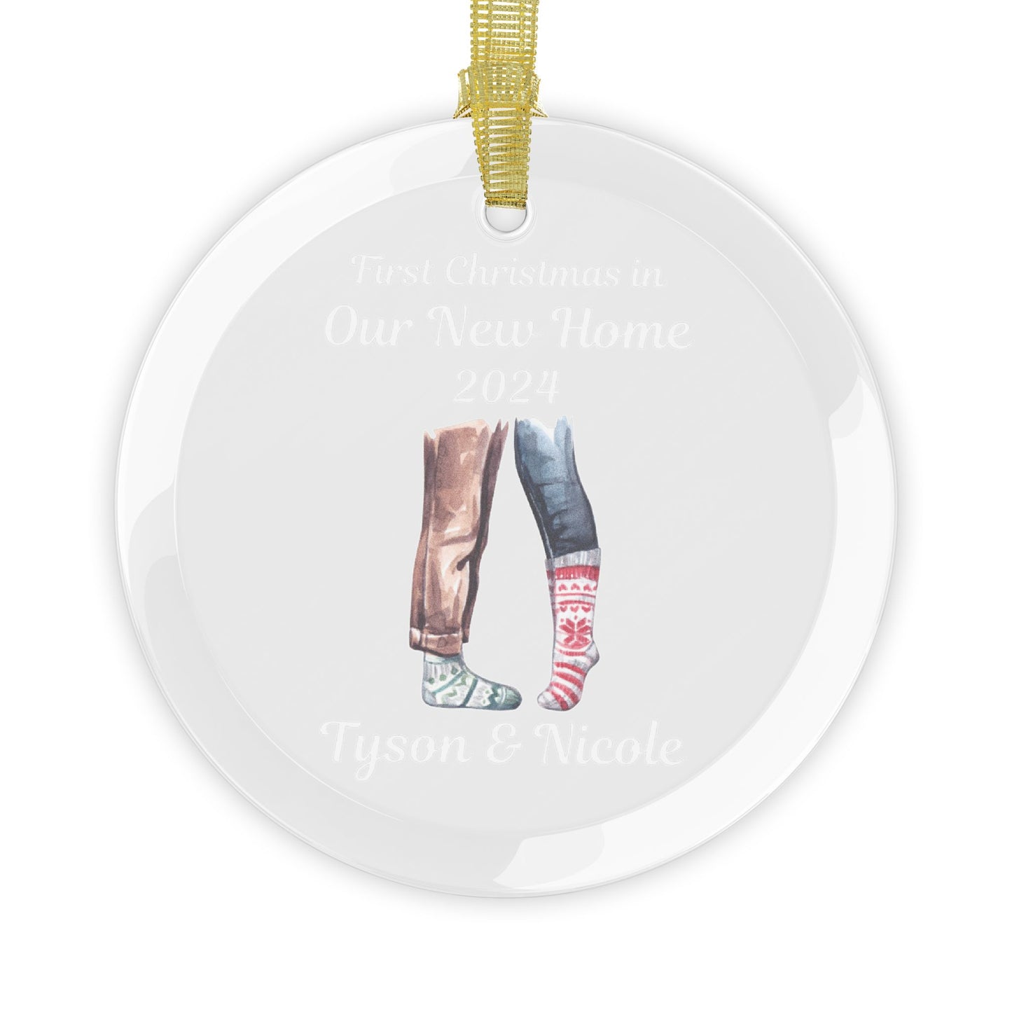 New Home Ornament, Personalized Ornament for New Home, New House Christmas Ornament Housewarming Gift