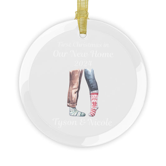 New Home Ornament, Personalized Ornament for New Home, New House Christmas Ornament Housewarming Gift