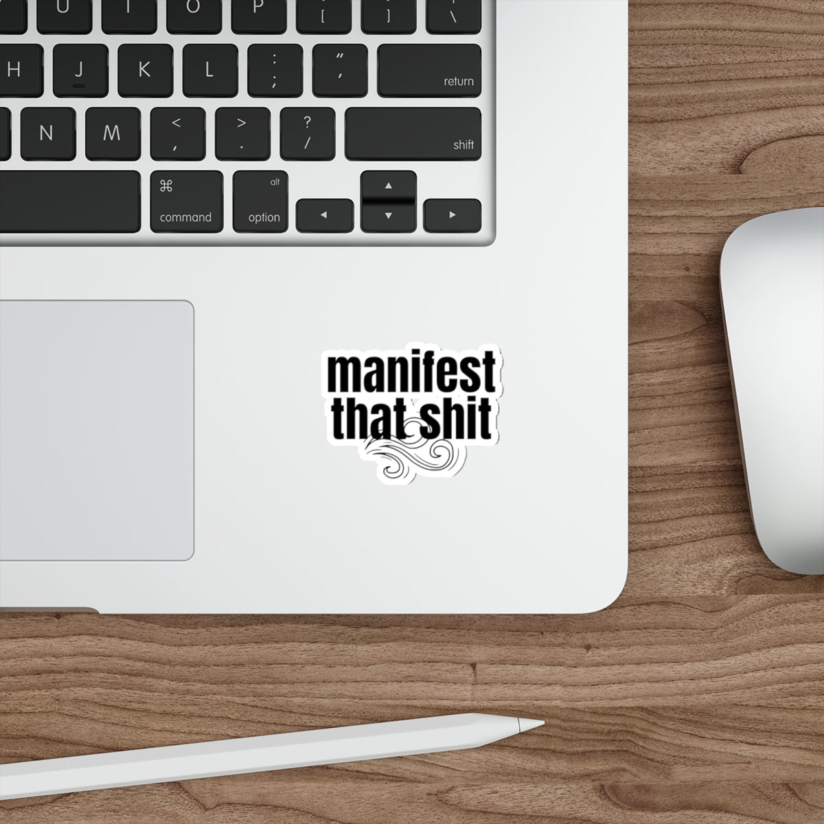 Manifest That Shit Sticker, Die-Cut Motivational Daily Reminder Sticker, Inspirational Gifts for Friends, Laptop and Water Bottle Stickers,