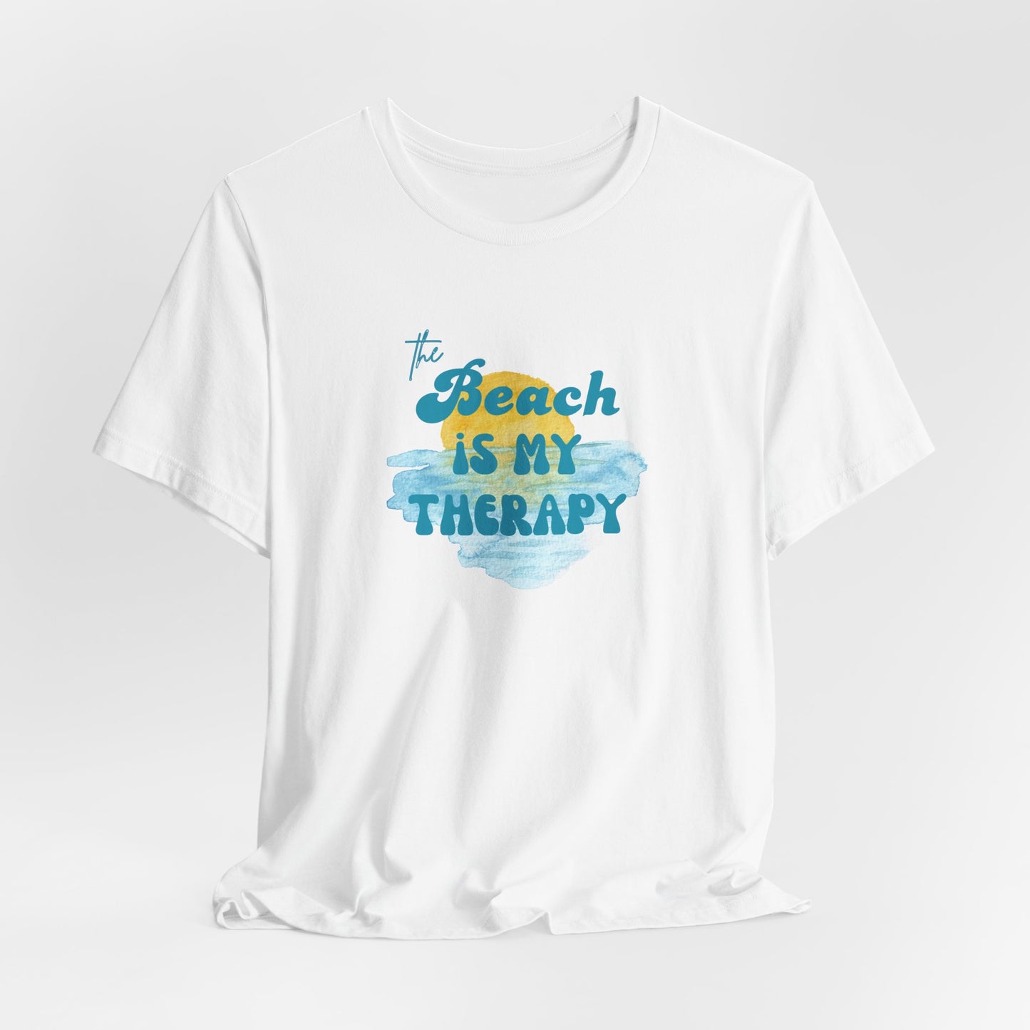 The Beach is My Therapy Shirt Summer Tee Beach Vacation Shirt Beach Vibes Shirt Hello Summer Weekend Vibes Shirt