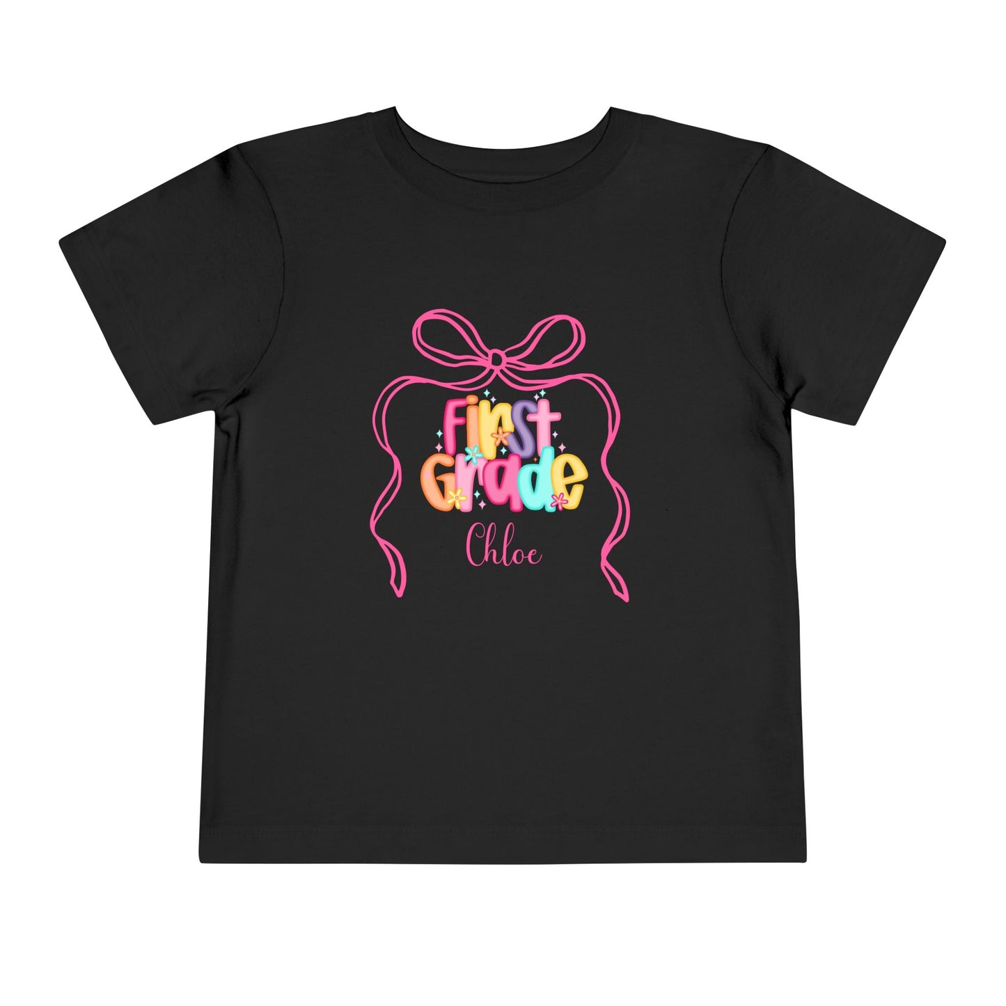 Personalized Girls First Grade Shirt, Custom First Day of School Shirt, Back to School Shirt, Hello First Grade Shirt with Name
