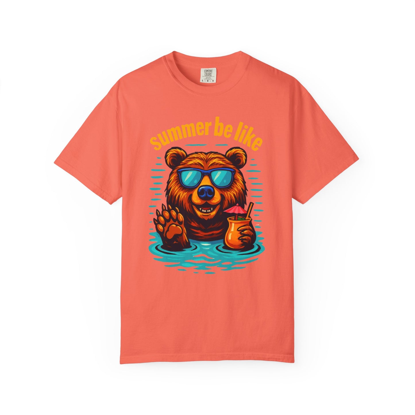 Summer Be Like Shirt, Funny Summer Tee, Bear Shirt, Summer Beach Shirt, Vacation Shirt, Summer Vibes Shirt