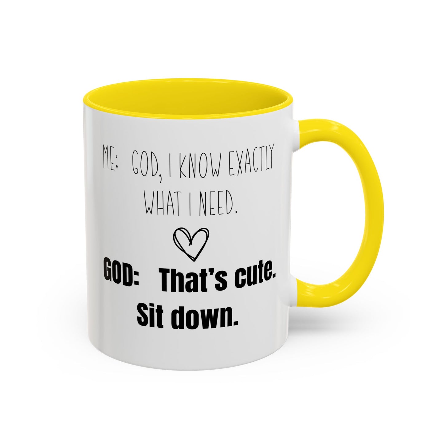 Me and God Mug, Funny Christian Mug, Gift for Christian Woman, Bible Study Mug, Christian Gift for Friend, Girlfriend Gift