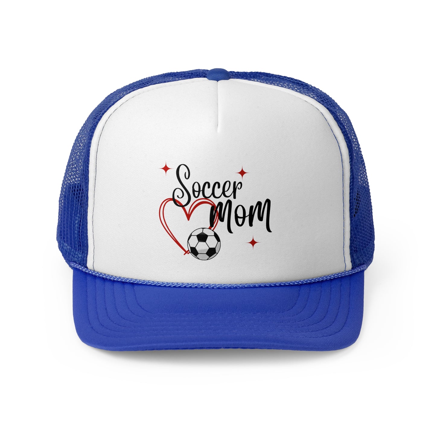 Soccer Mom Trucker Hat, Soccer Mom Hat, Soccer Fan, Soccer Mom Gift for Mom, Soccer Heart Hat, Birthday Gift for Mom
