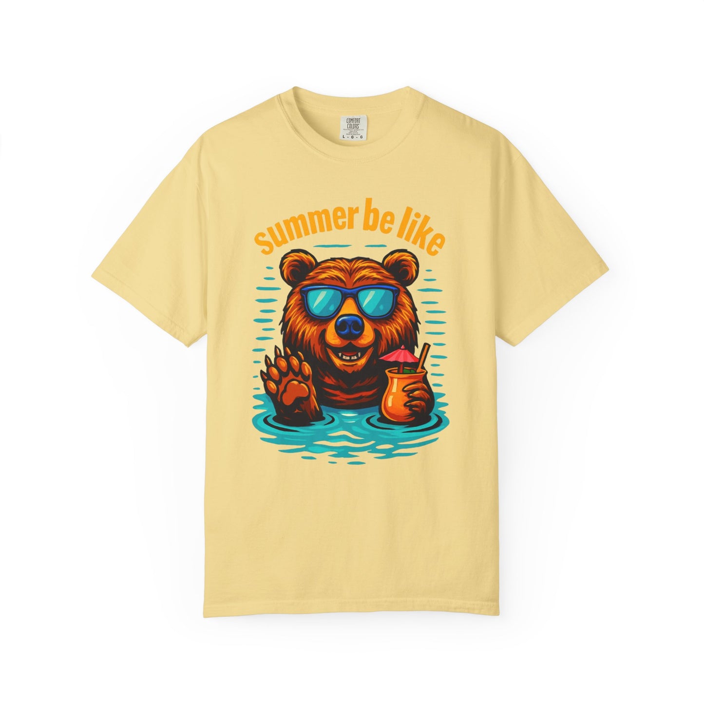 Summer Be Like Shirt, Funny Summer Tee, Bear Shirt, Summer Beach Shirt, Vacation Shirt, Summer Vibes Shirt
