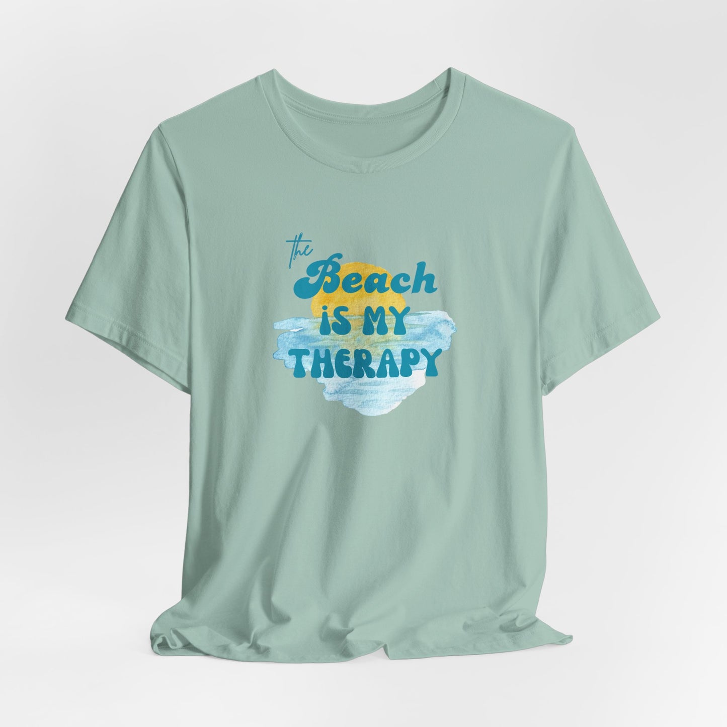The Beach is My Therapy Shirt Summer Tee Beach Vacation Shirt Beach Vibes Shirt Hello Summer Weekend Vibes Shirt