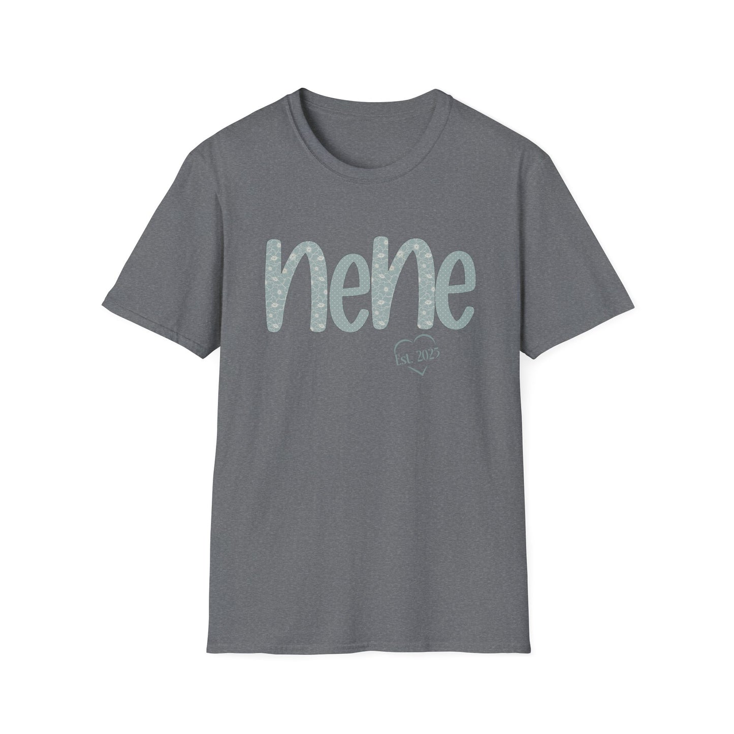 Custom Nene Est Shirt, Nene Floral Tee, Birthday Gift for Nene,  Gift For Mom, Gender Reveal Shirt, Gift from Grandkids, New Nene Gift