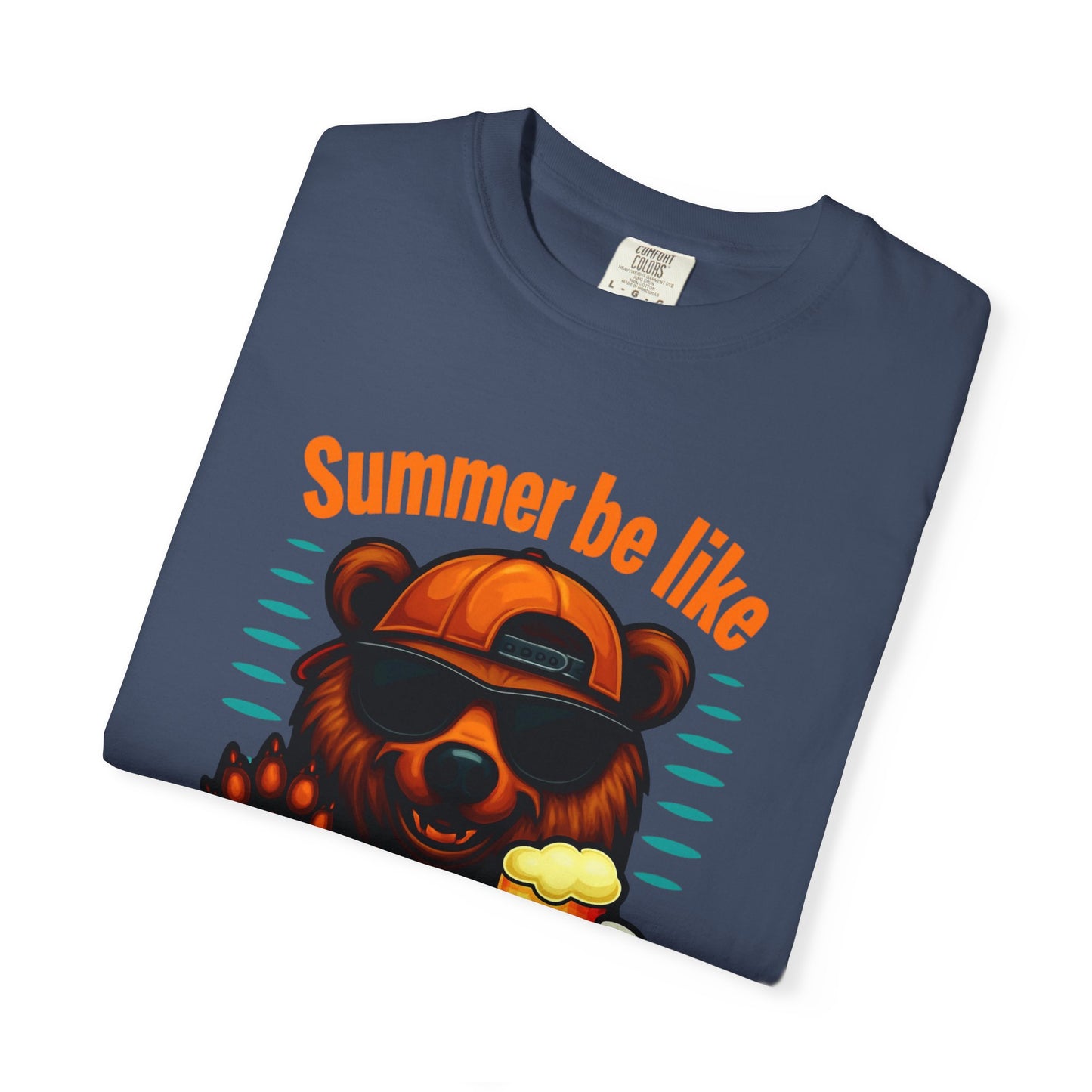 Summer Be Like Bear Shirt, Funny Dad Shirt, Summer Shirt, Mens Boating Shirt, Mens Pool Party Shirt, Camping Shirt, Gift for Him