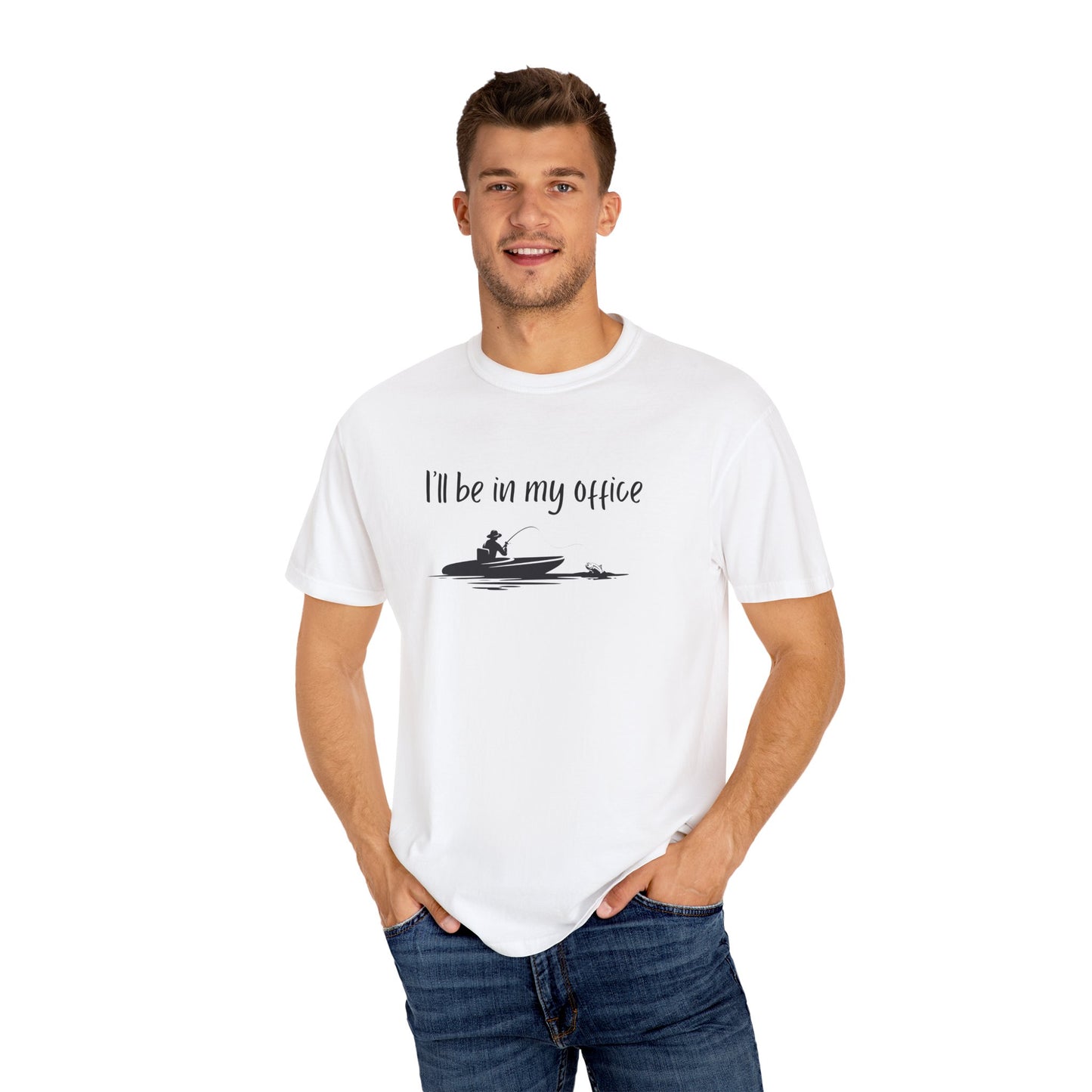 I'll Be In My Office Fishing Shirt, Gift for Him, Dad Birthday Gift, Fishing Retirement Shirt, Funny Retirement Gift for Co-Worker Father's Day Gift