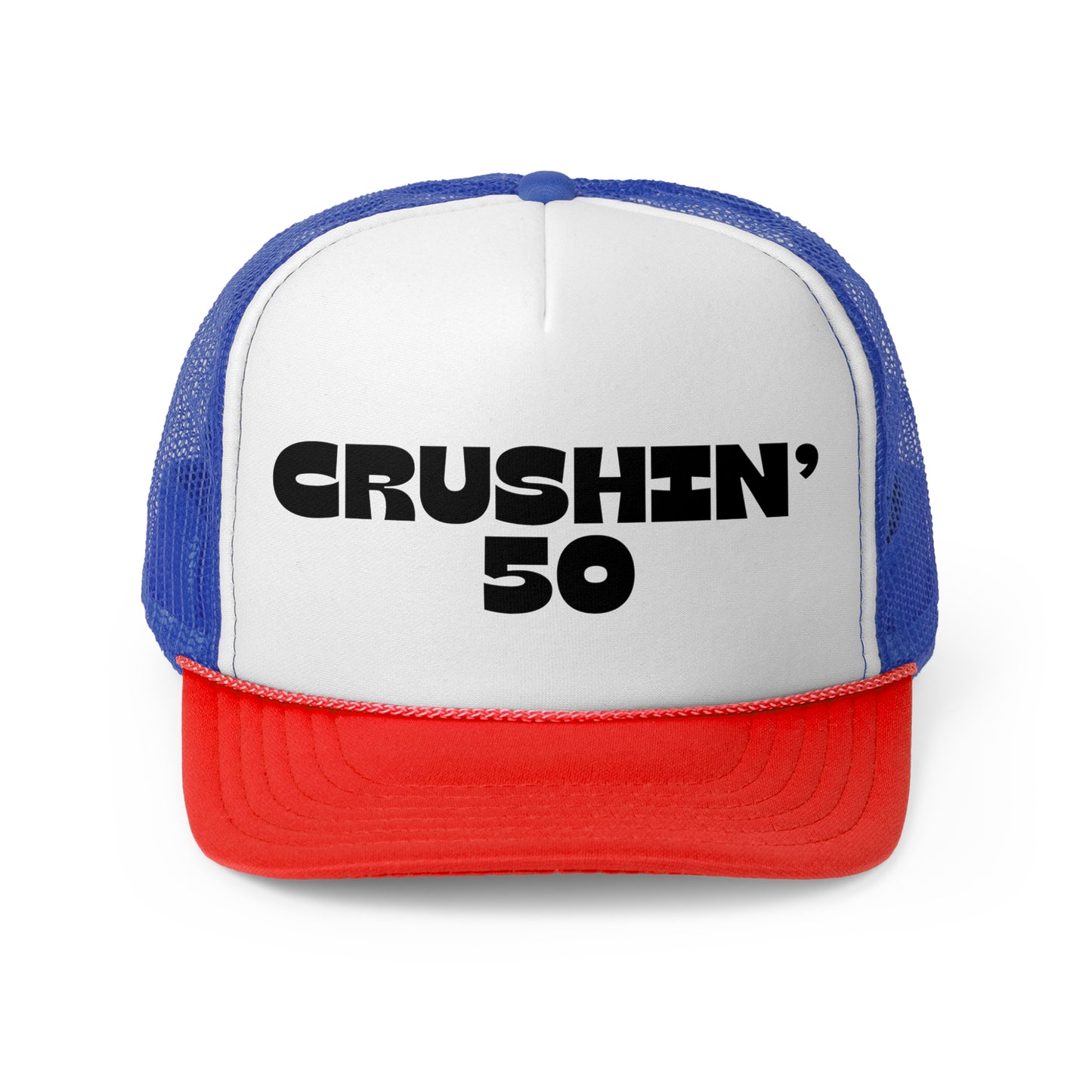 50th Birthday Trucker Hat, Crushing 50 Gift for Mom, 1975 Birthday Party Trucker Hat Best Friend Gift
