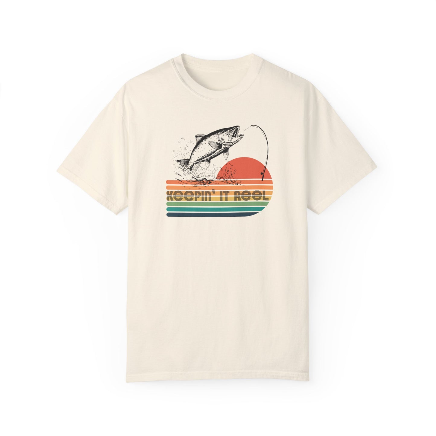 Keeping it Reel Retro Fishing Shirt, Father's Day Gift for Him, Fishing Aesthetic Men's Clothing, Fishing Gift for Dad, Birthday Gift for Dad