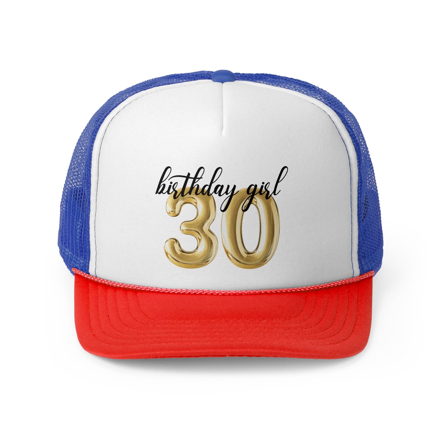 30th Birthday Girl Trucker Hat, 30th Birthday Crew Trucker Hats, Gifts for 30th Birthdaybirth Girls Trip 30th Birthday Group Trucker Hats