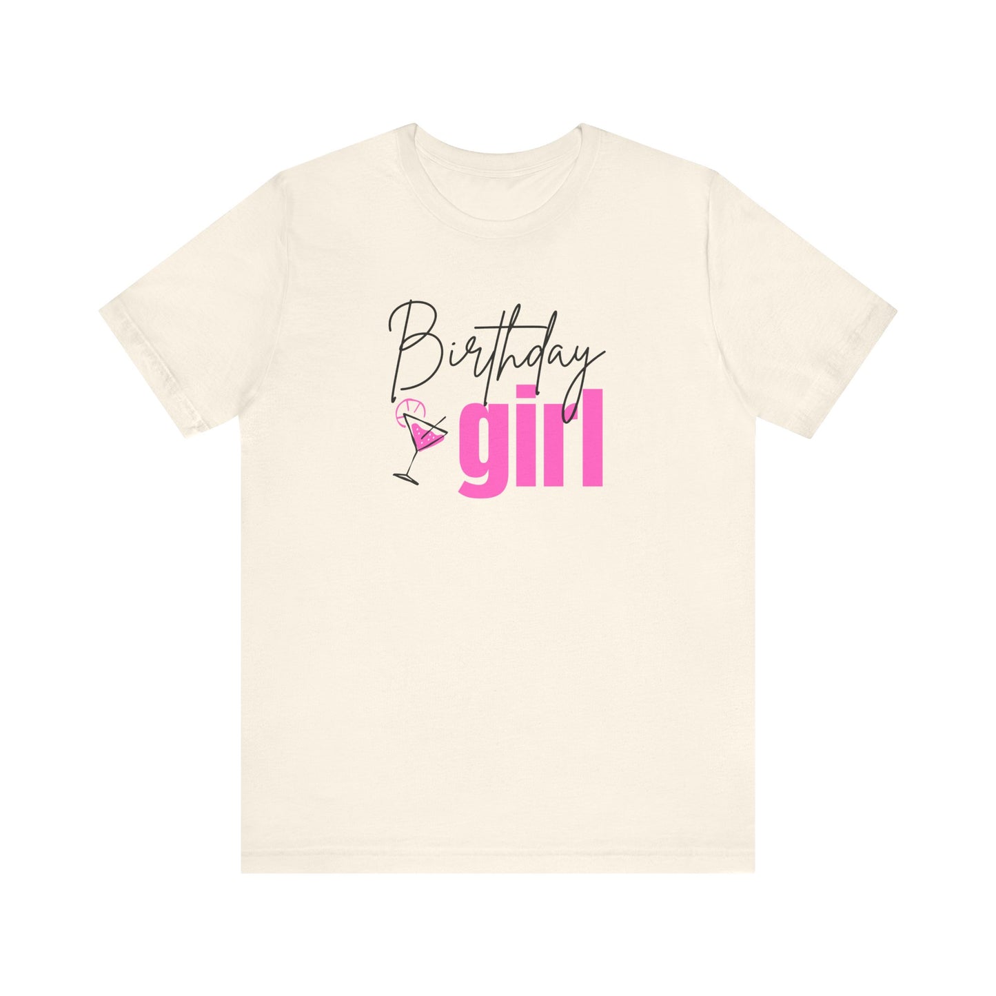 Hot Pink Birthday Girl Shirt, Martini Birthday Shirt Cute Birthday Girl Shirt Birthday Drinking Shirt Birthday Girl Martini Shirt