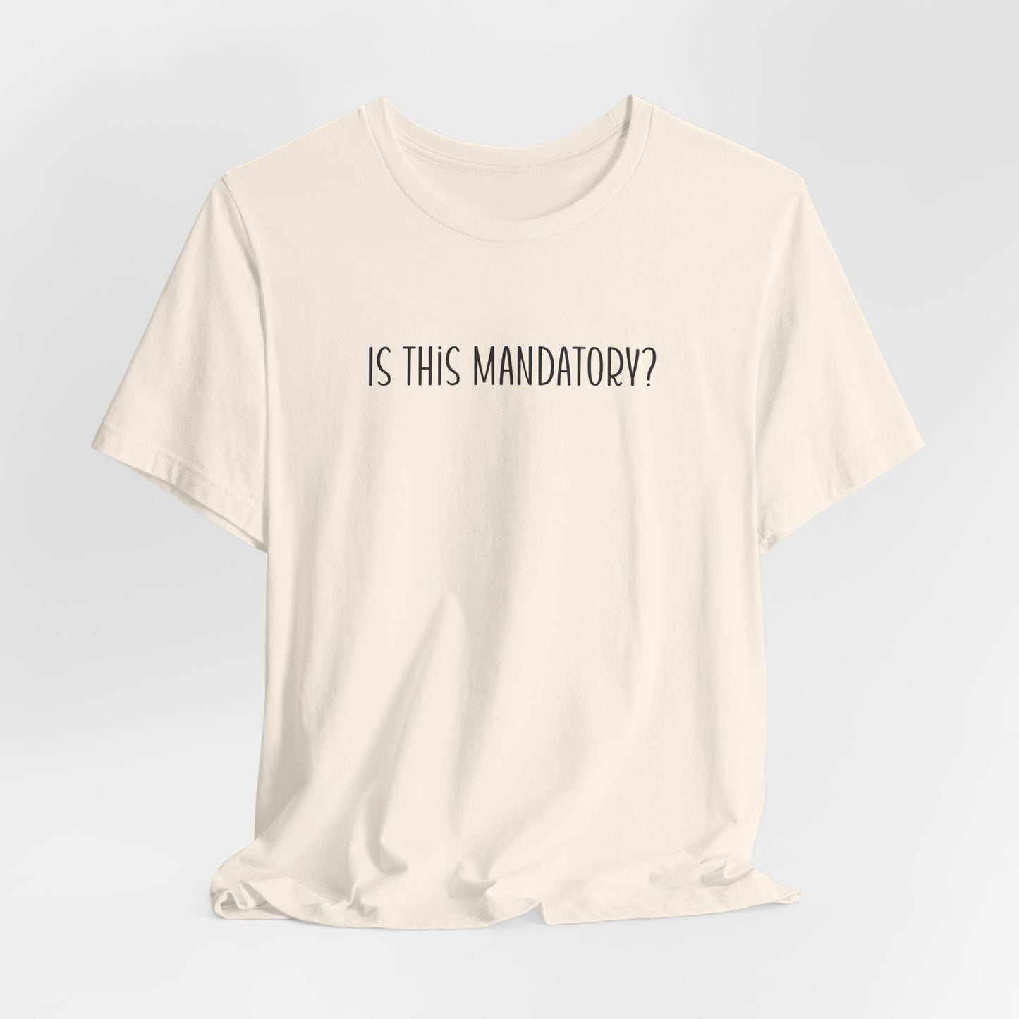 Is This Mandatory Shirt, Sarcastic Shirt, Funny Introvert Shirt, Adult Humor Shirt, Funny Family Shirt, Family Gathering Tee