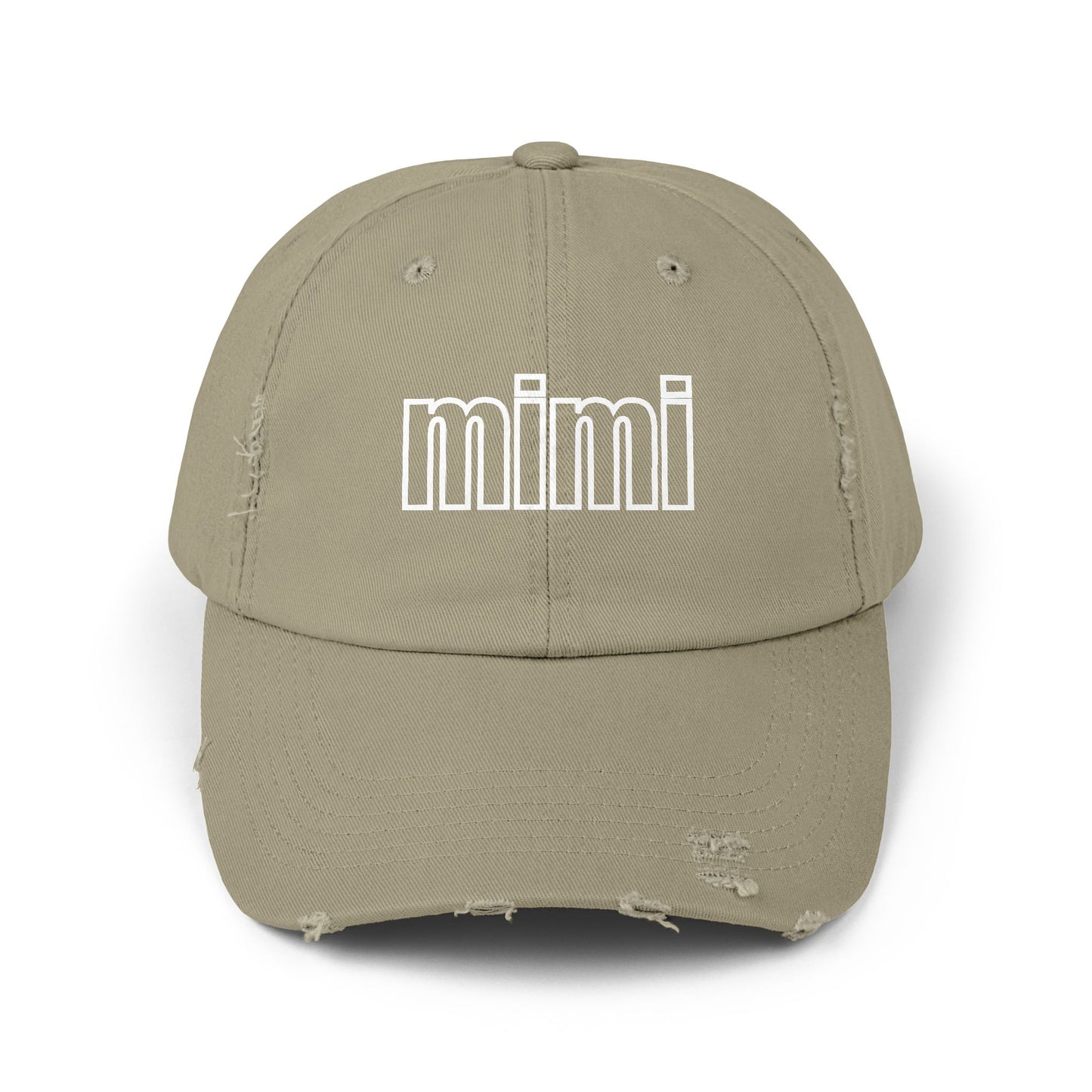 Custom Mimi Hat, Mimi Distressed Hat, Gift for Mimi, Mother's Day Gift, Lake Hat, Gigi Hat, Nana Hat