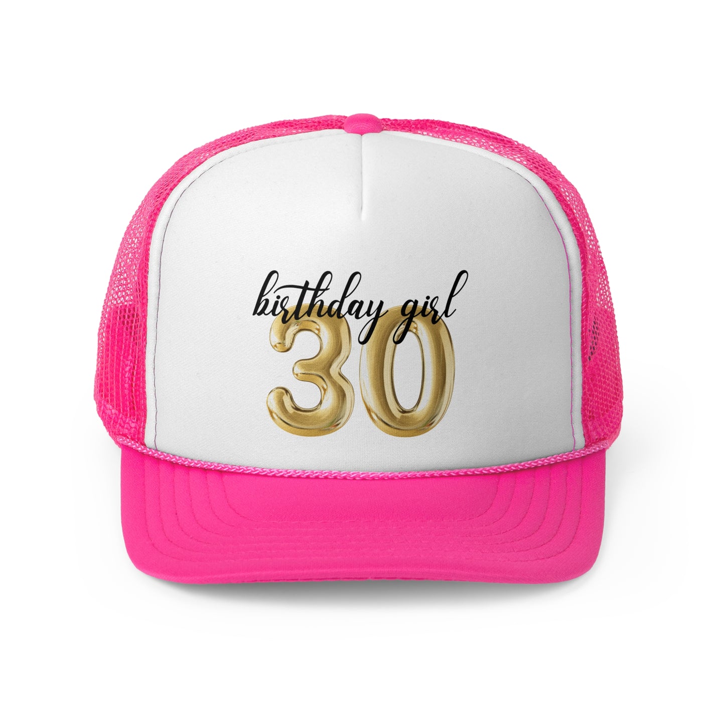 30th Birthday Girl Trucker Hat, 30th Birthday Crew Trucker Hats, Gifts for 30th Birthdaybirth Girls Trip 30th Birthday Group Trucker Hats