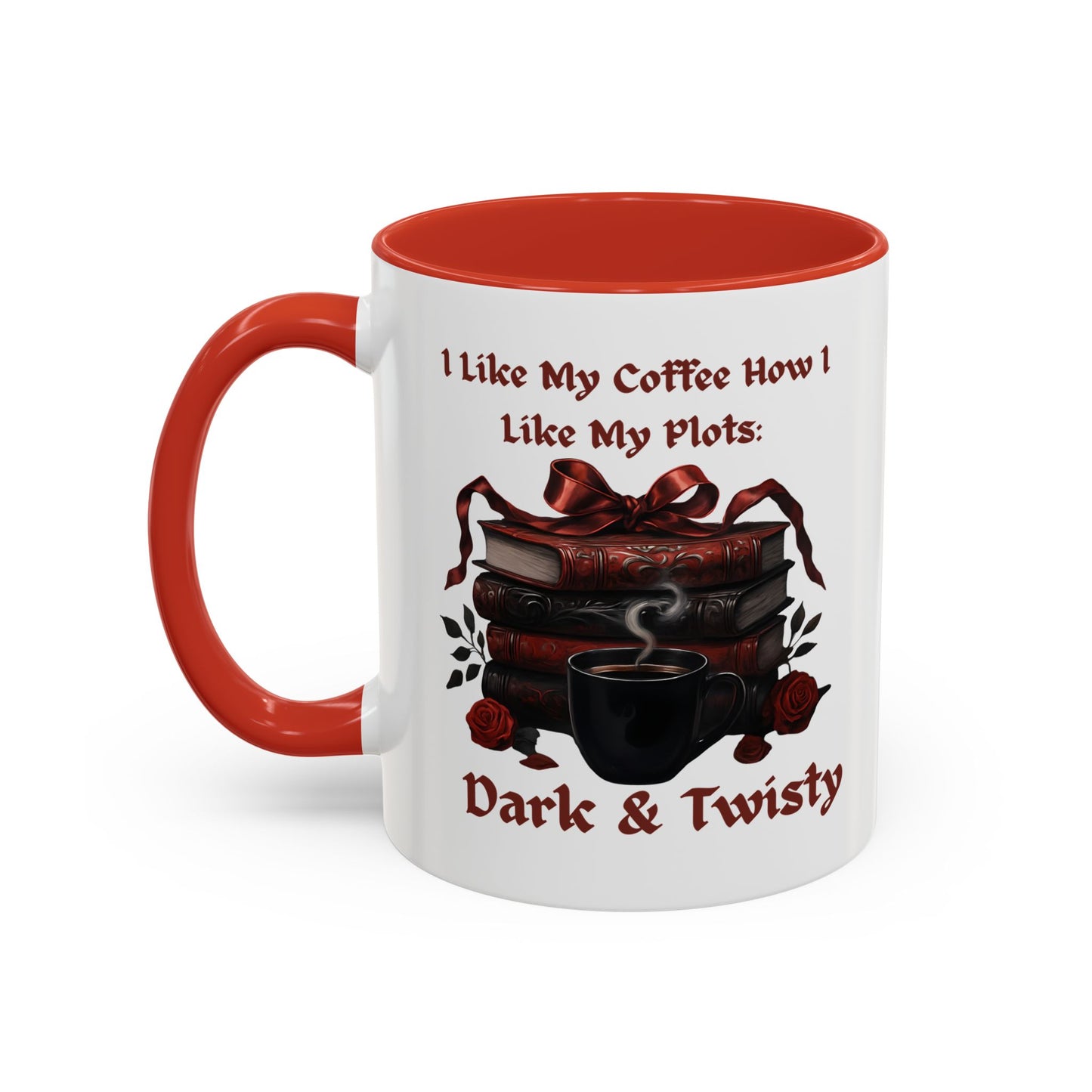 Books And Coffee Mug, Coffee Lovers  Mug, Gift For Coffee And Book Lover, Book Club Gift, Bookish Cup, Reading Mug