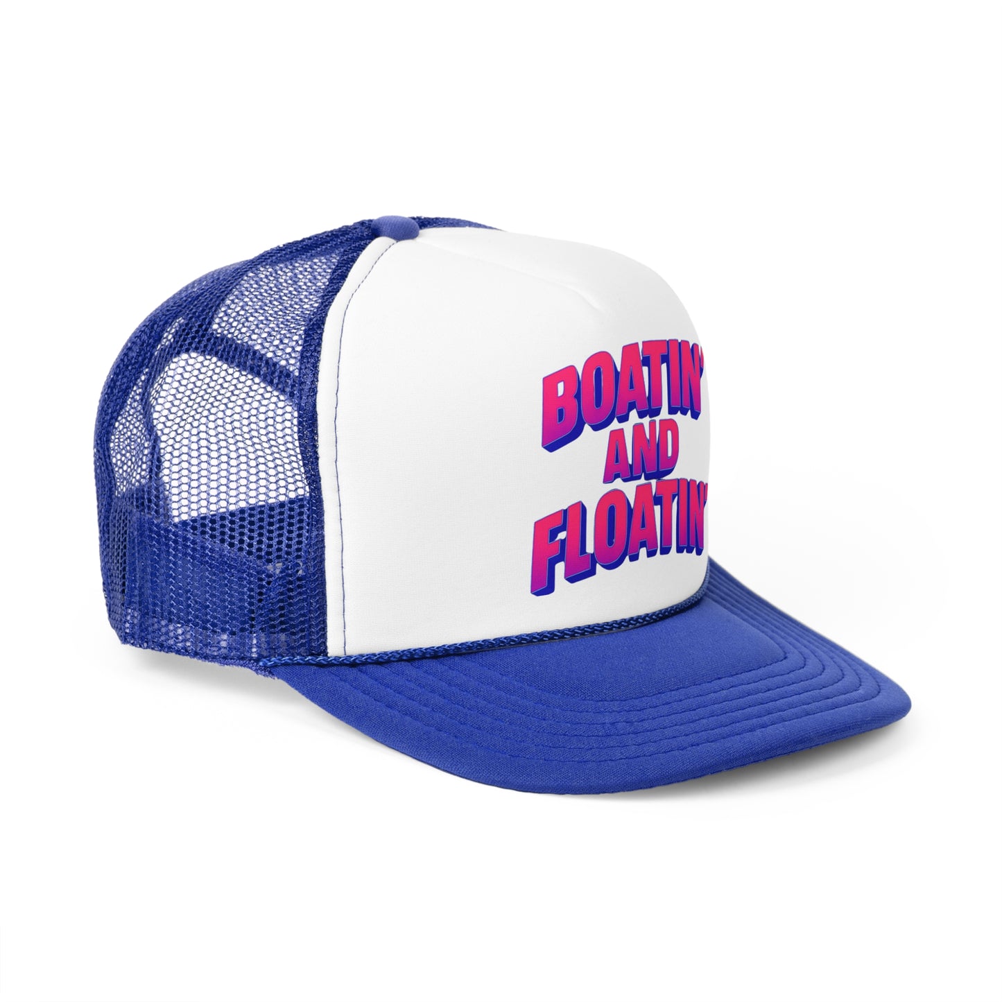Boating and Floating Trucker Hat, Lake Day Trucker Hat, Summer Vacation Hat, Lake Life, Camping Life, Boat Lover Gift for Her