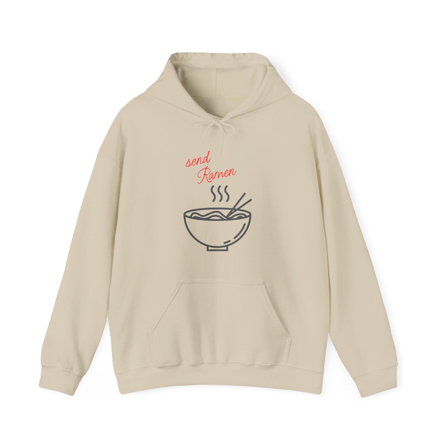 Send Ramen Hoodie, Foodie Sweatshirt, Unisex College Hoodie, Noodles Shirt, Pasta Shirt, Gift for College Student, Gift for Him, Gift for Her