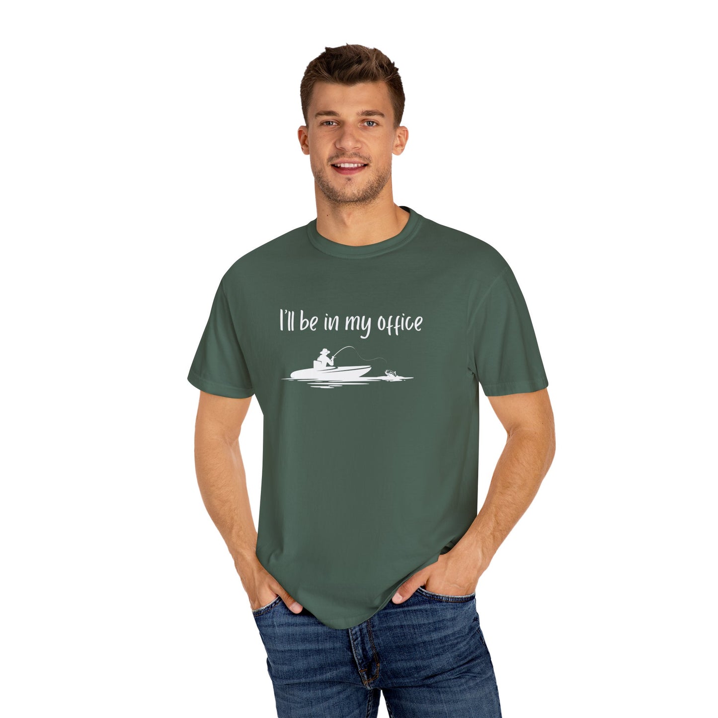 I'll Be In My Office Fishing Shirt, Gift for Him, Dad Birthday Gift, Fishing Retirement Shirt, Funny Retirement Gift for Co-Worker Father's Day Gift