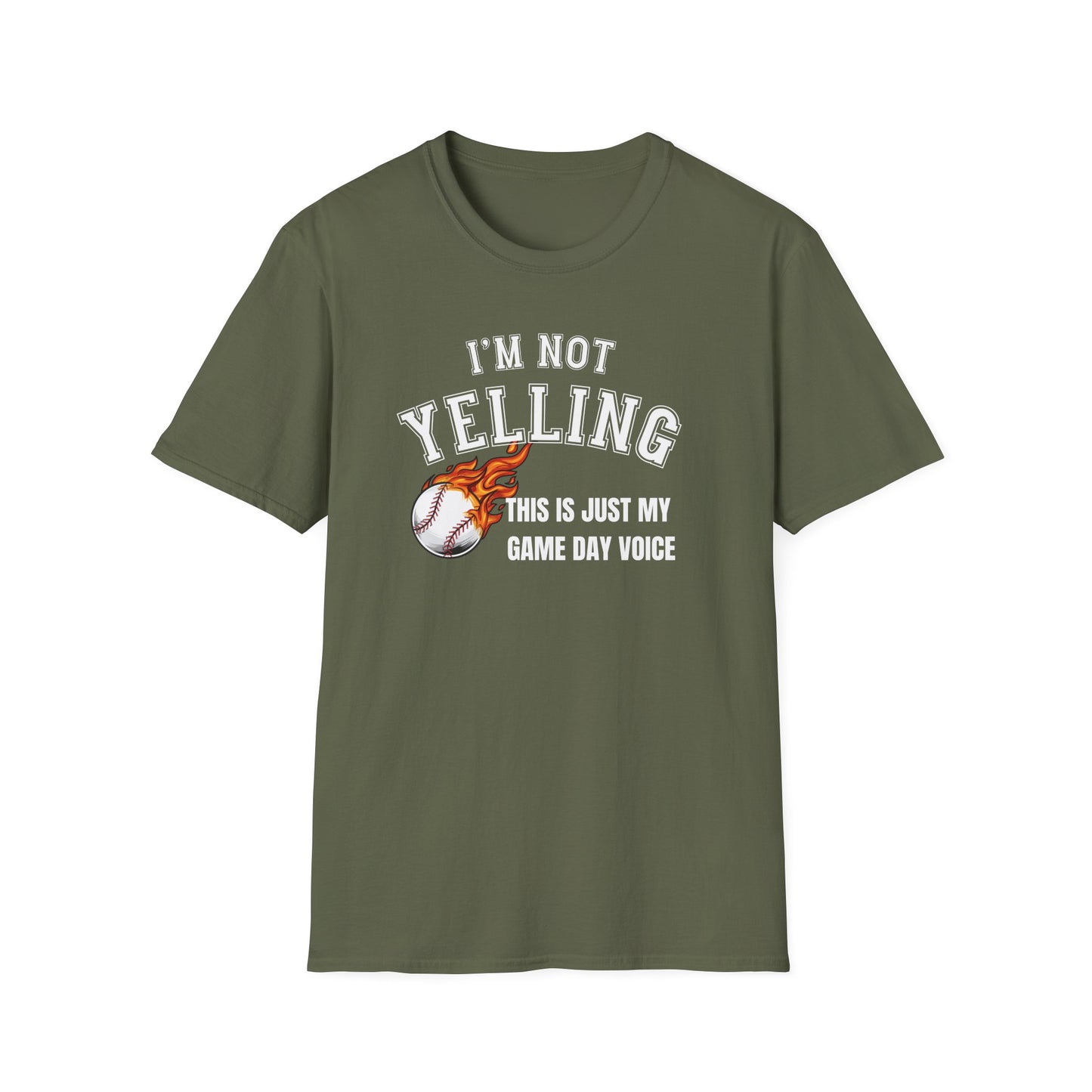 Baseball  I'm Not Yelling64000 tshirt