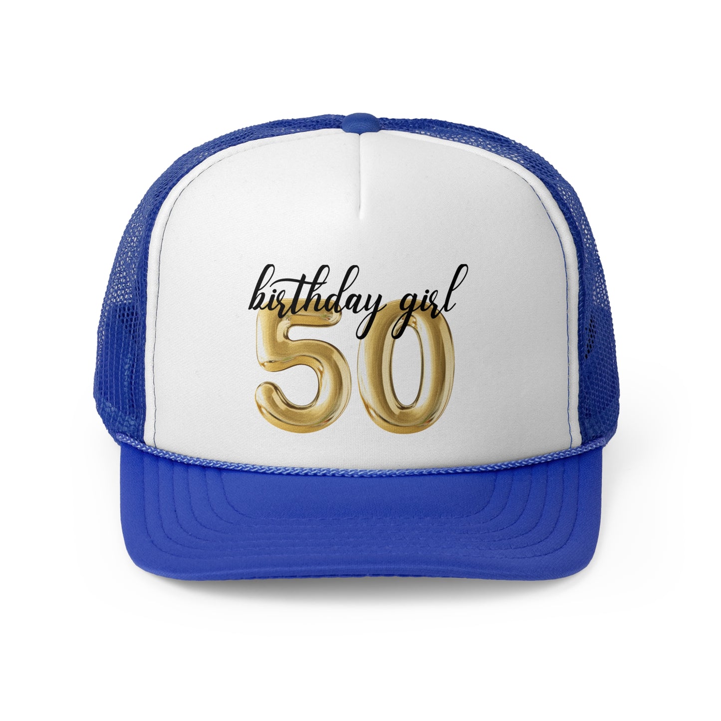 50th Birthday Girl Trucker Hat, 50th Birthday Crew Trucker Hats, Vintage 1975 Birthday Girls Trip Group Trucker Hats