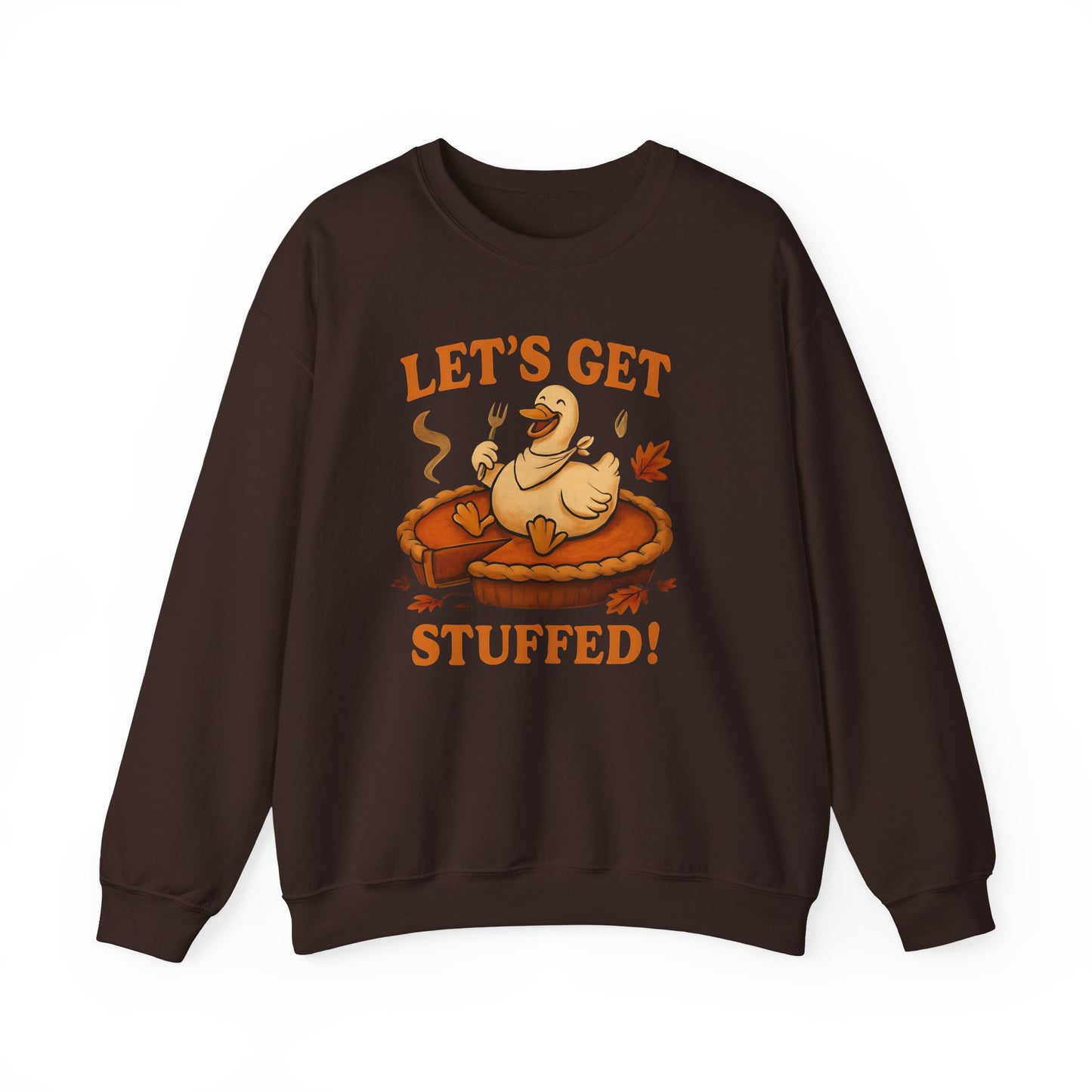 Let's Get Stuffed Sweatshirt, Funny Goose Thanksgiving Sweatshirt, Friendsgiving Shirt, Cozy Fall Sweatshrit, Holiday Sweatshirt