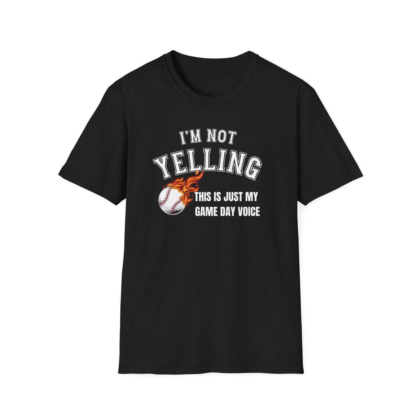 Baseball  I'm Not Yelling64000 tshirt