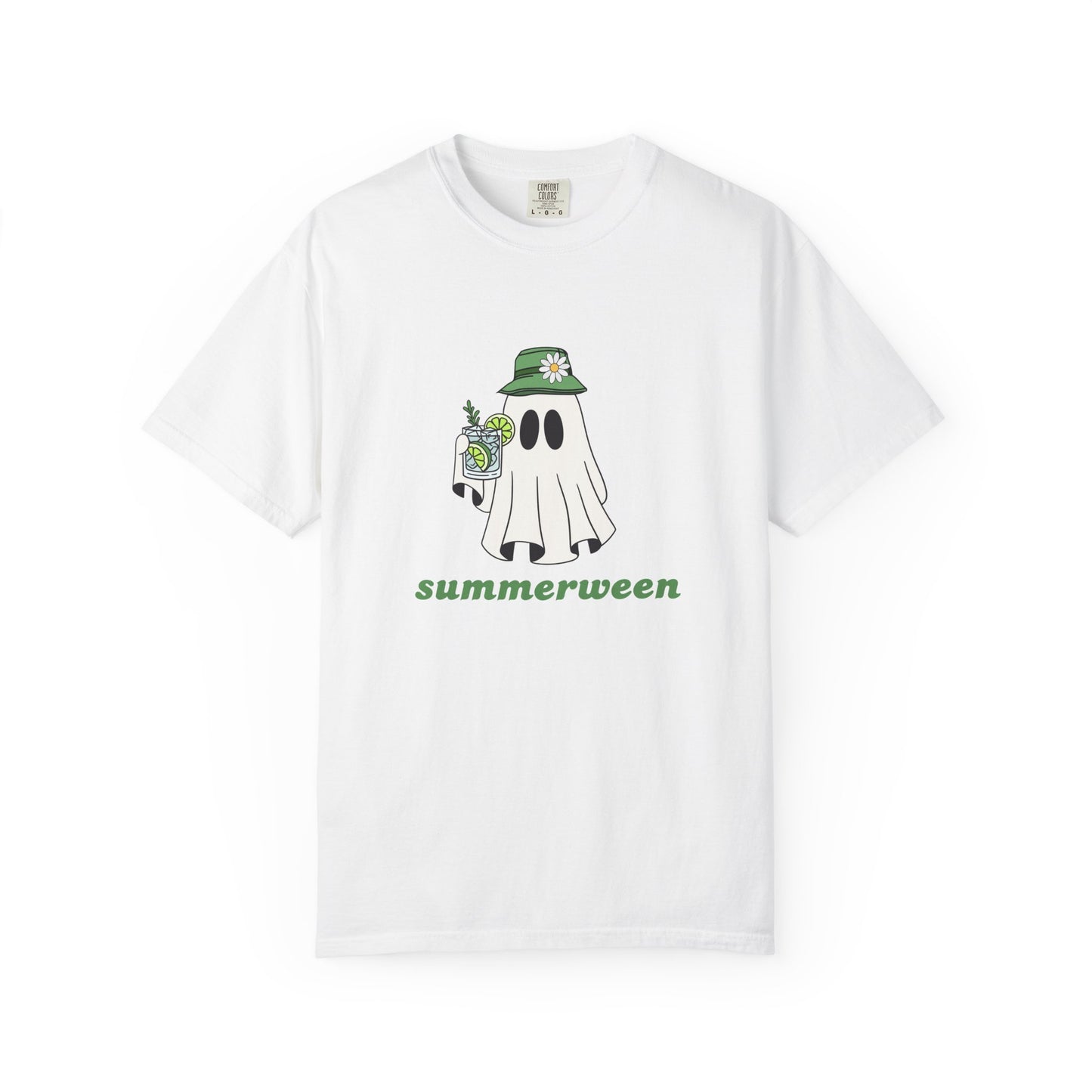 Summerween Ghost Shirt, Comfort Colors Summer Ghost Shirt, Summer Halloween Shirt, Summer Tee, Day Drinking Shirt
