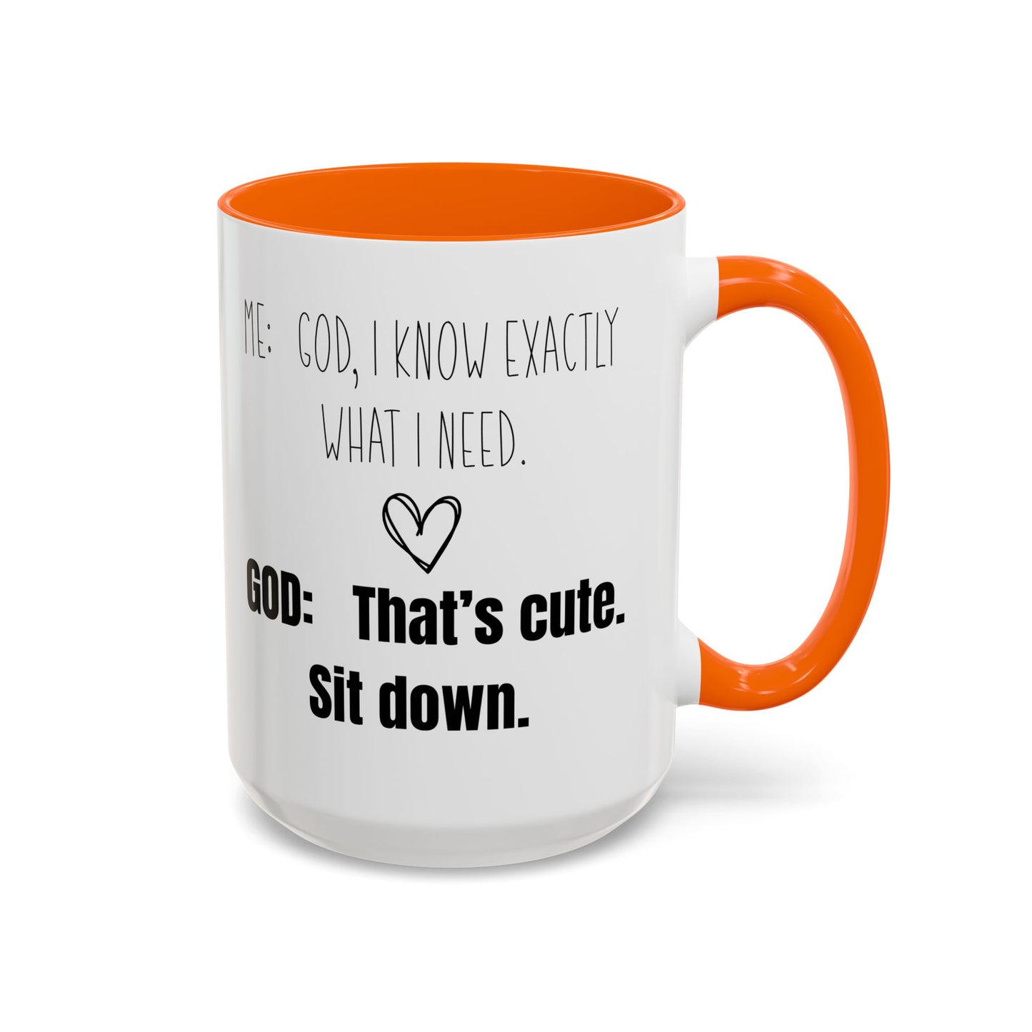 Me and God Mug, Funny Christian Mug, Gift for Christian Woman, Bible Study Mug, Christian Gift for Friend, Girlfriend Gift